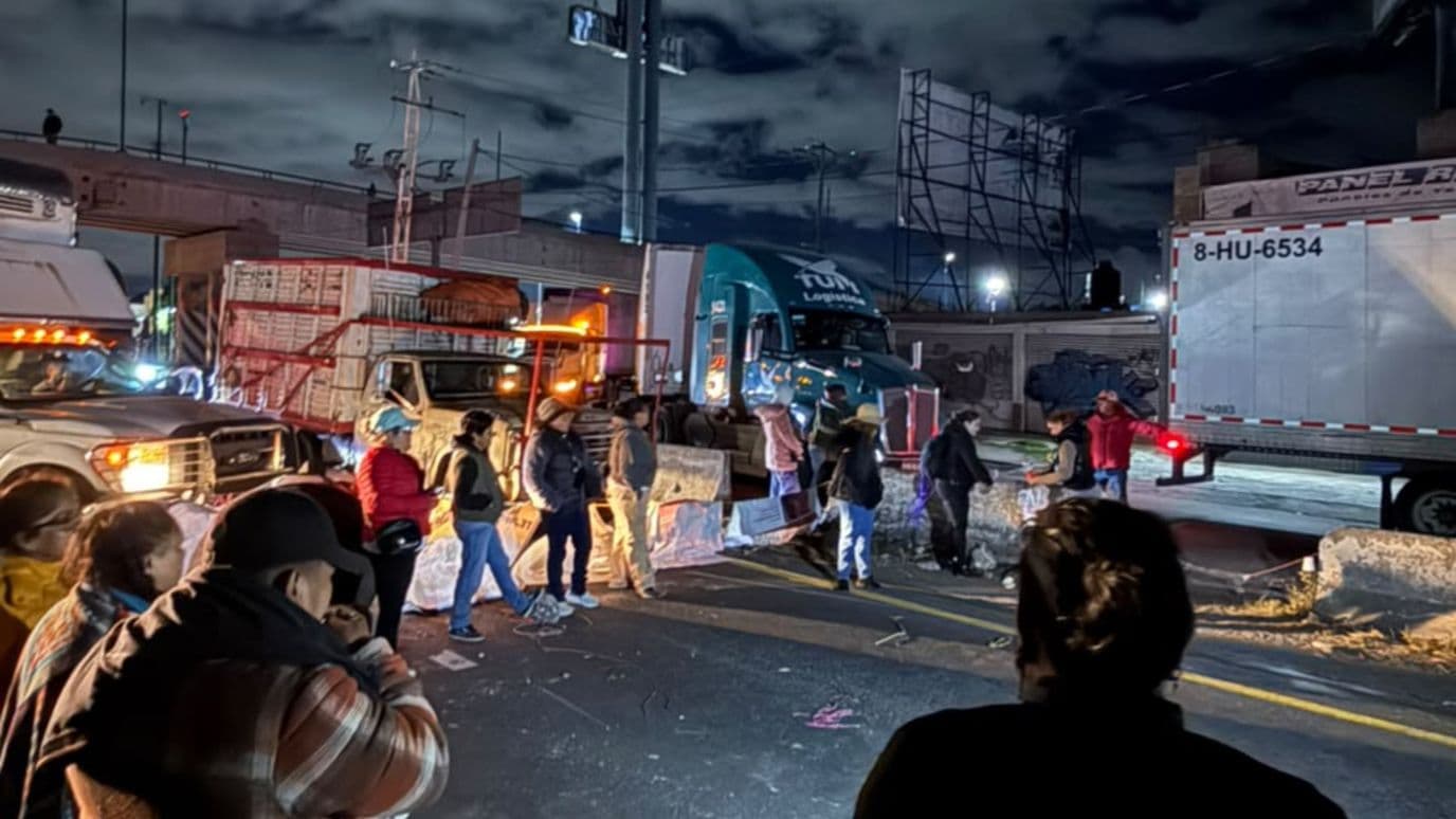 México-Toluca Lerma Bloqueo