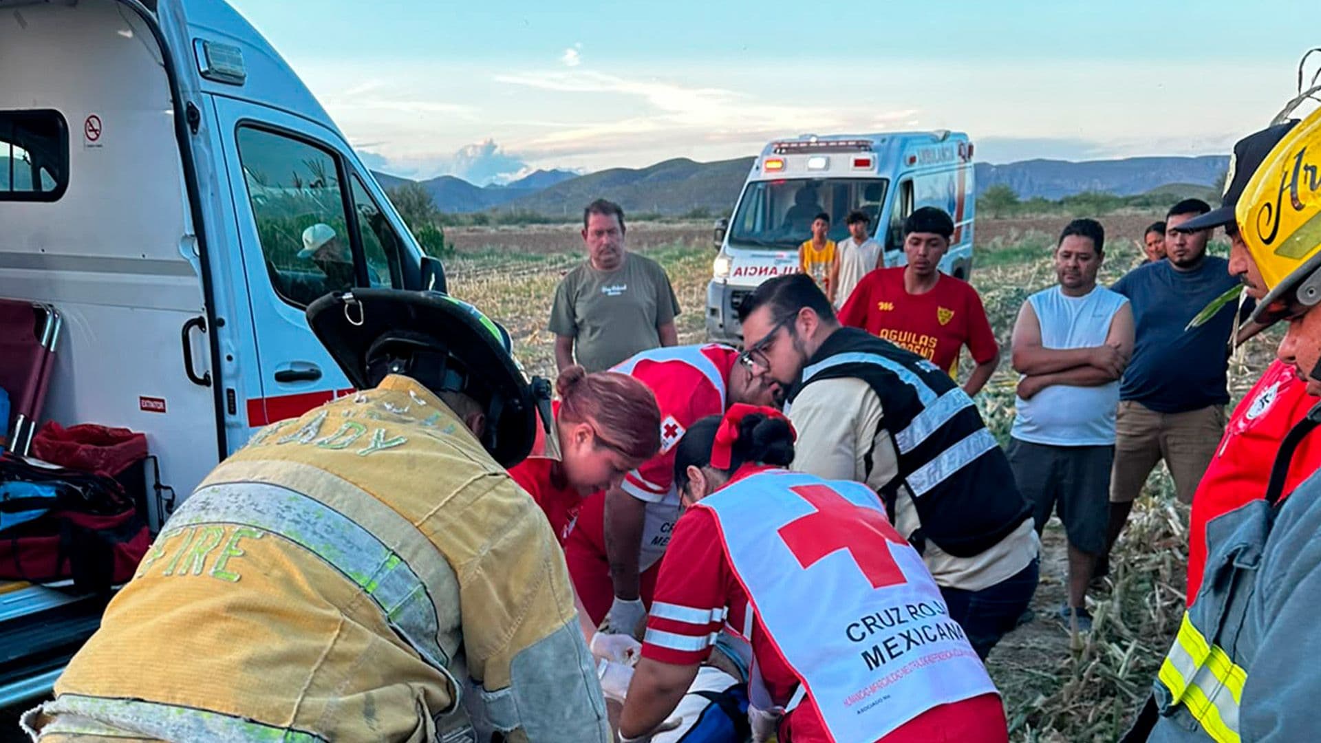 Artemio de 59 años, sufrió la amputación de su pierna izquierda después de los hechos ocurridos en la comunidad de Nazareno