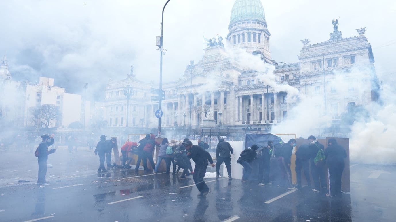 Manifestación Argentina