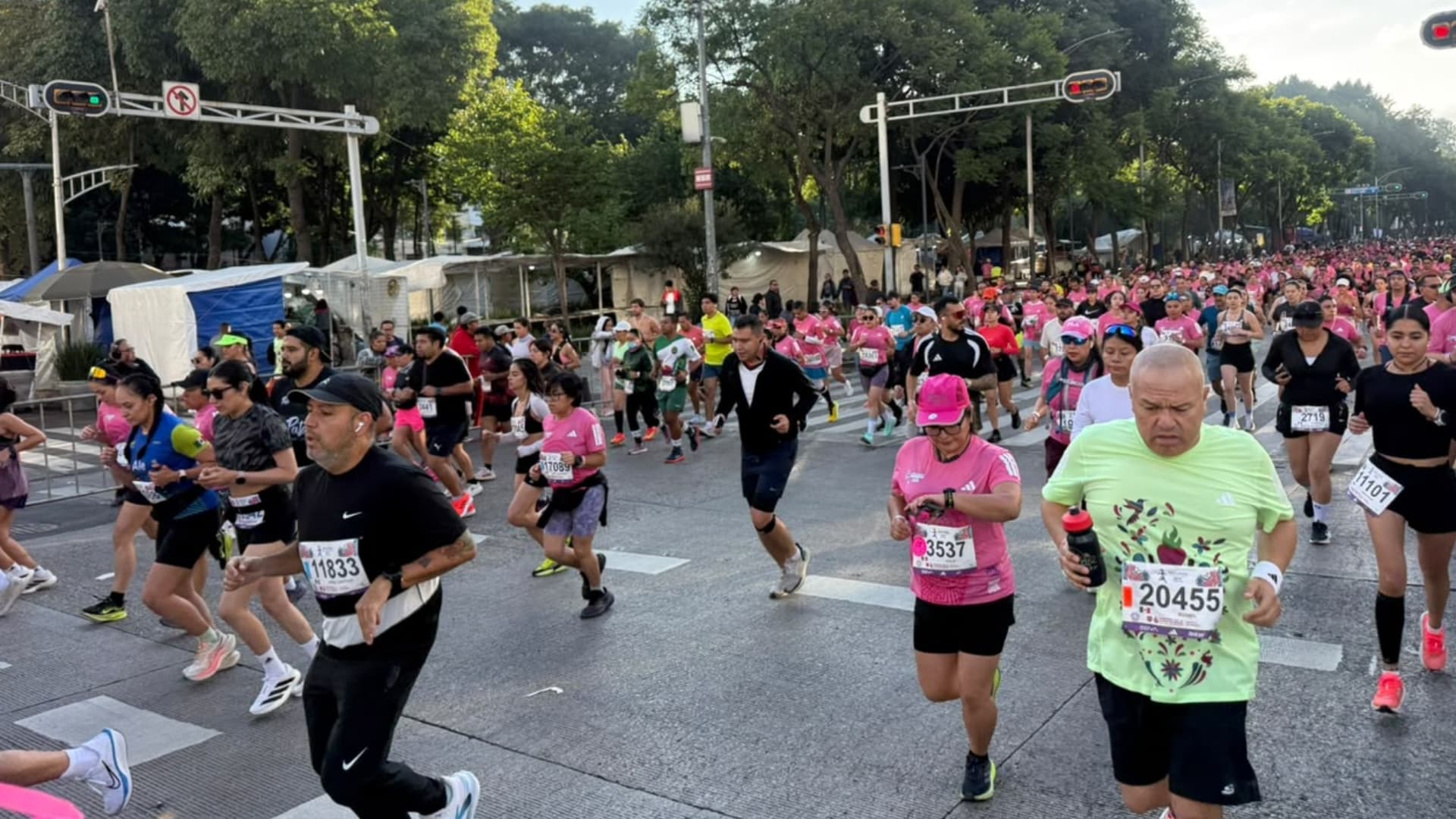 Maratón en CDMX. Foto: N+