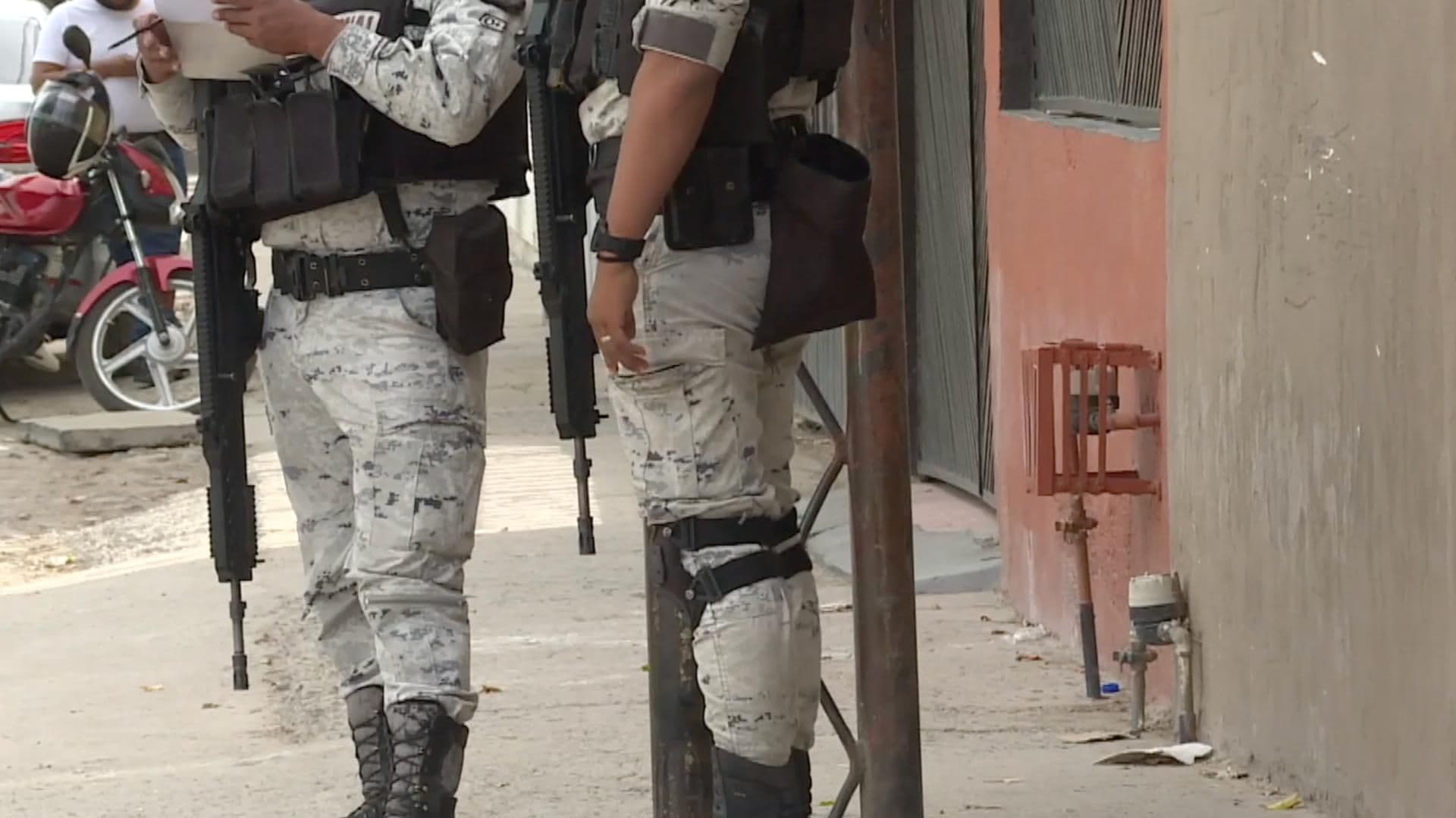 Elementos de seguridad resguardaron la zona.