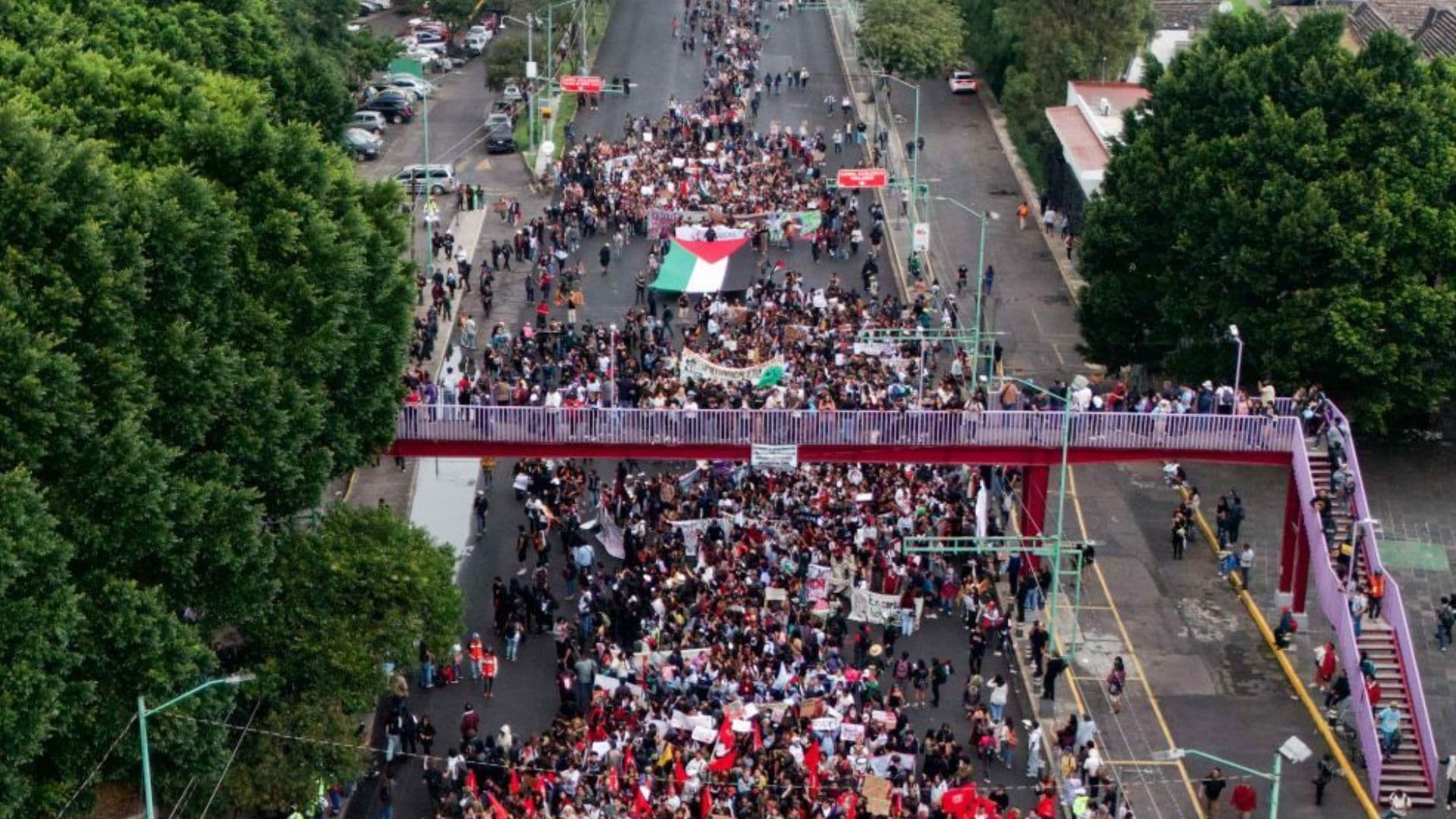 Marcha en la Ciudad de México.