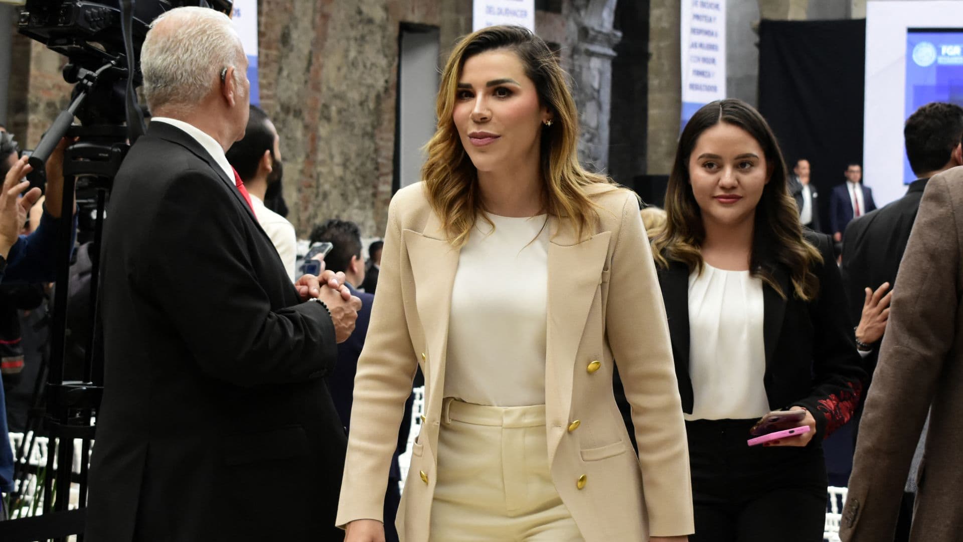 Baja California Governor Marina del Pilar Avila Olmeda. Foto: AFP