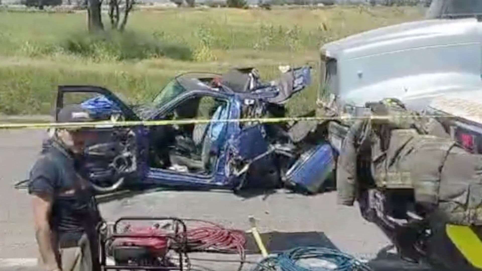 Muere Menor de Siete Años y Un Adulto en un Choque en la Carretera Salamanca - Celaya.