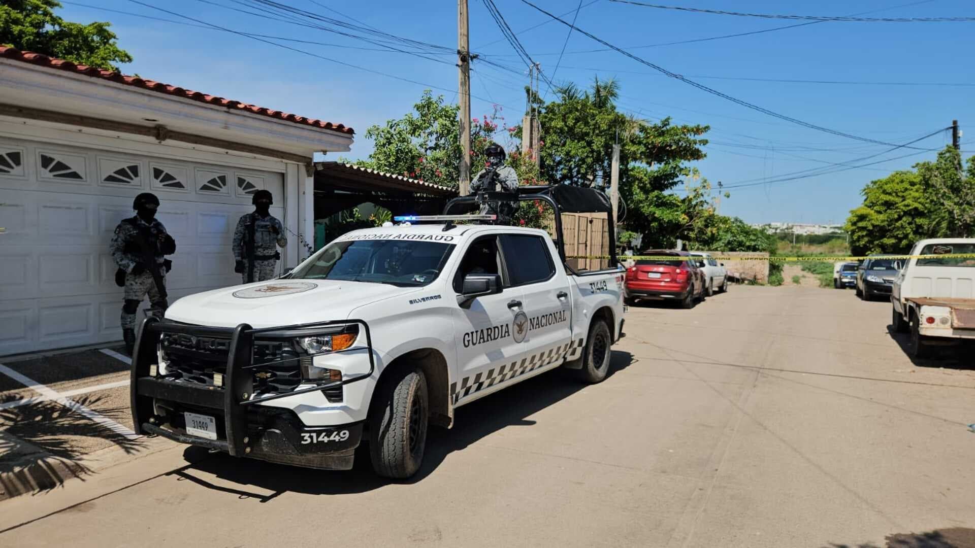 La zona fue acordonada por elementos de Seguridad.