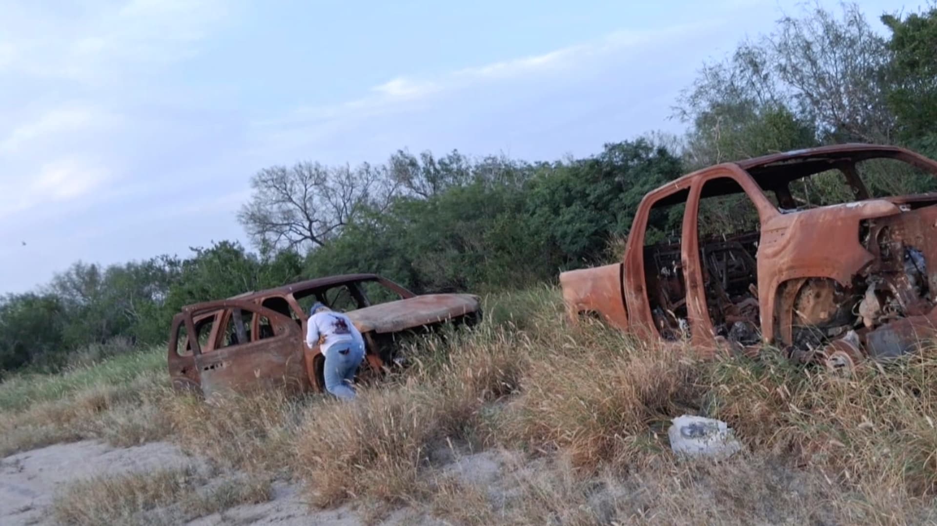 Hallan Restos Humanos Calcinados en la Brecha del Becerro, en Reynosa.