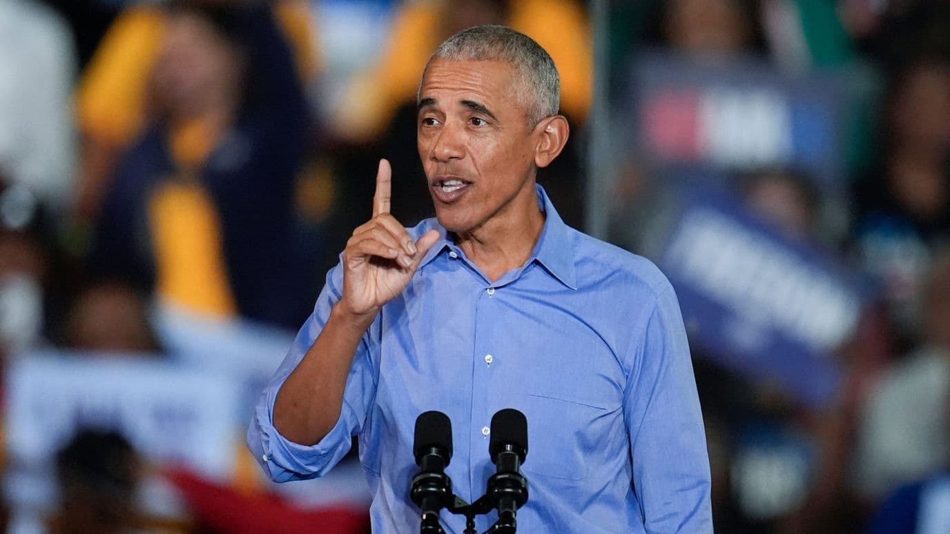 Barack Obama en un evento en Georgia en 2024