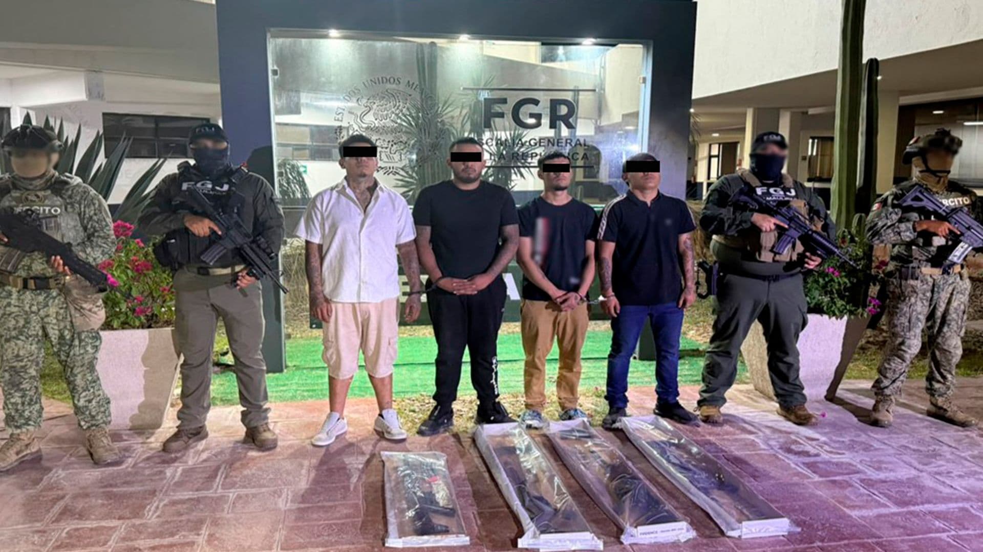 Detienen a Siete Personas en Tamaulipas; Les Aseguran Armas y Vehículos
