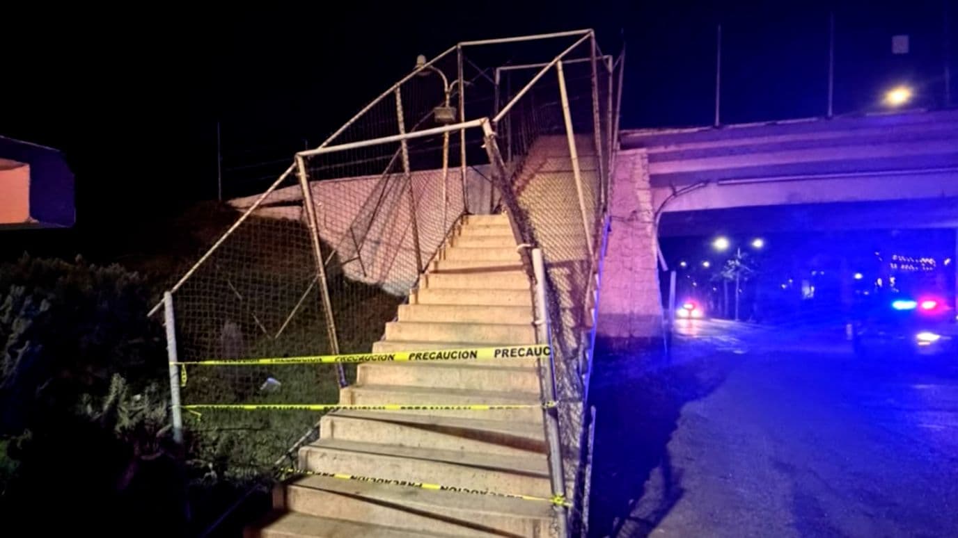 Atienden Reporte en Puente Peatonal en UABC El Sauzal en Ensenada, BC