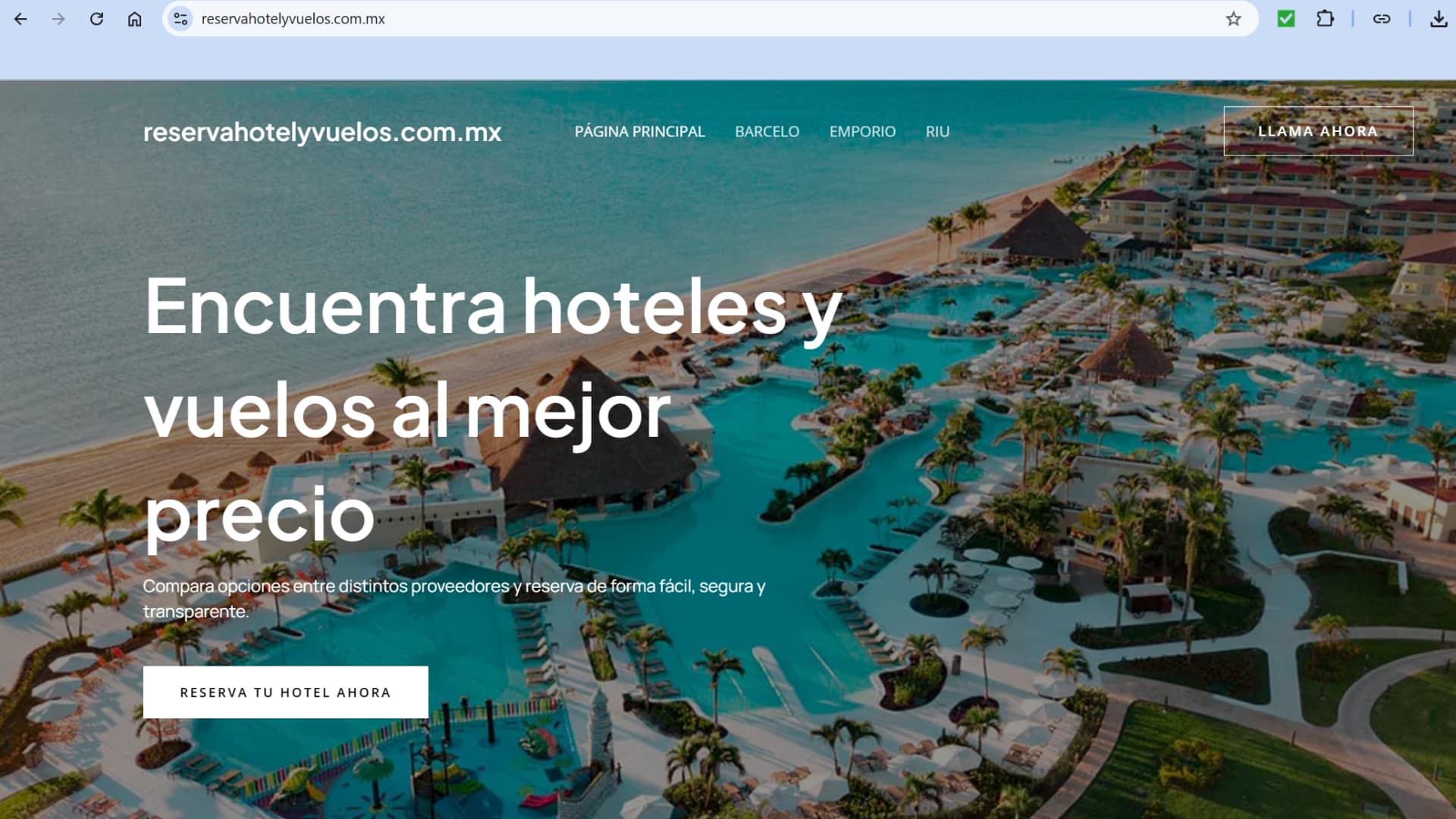 Página de defraudadores