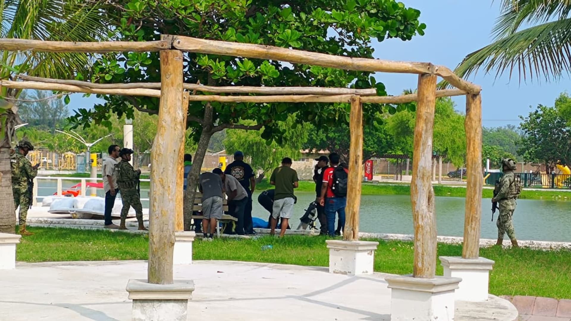 Laguna del Parque Bicentenario de Ciudad Madero
