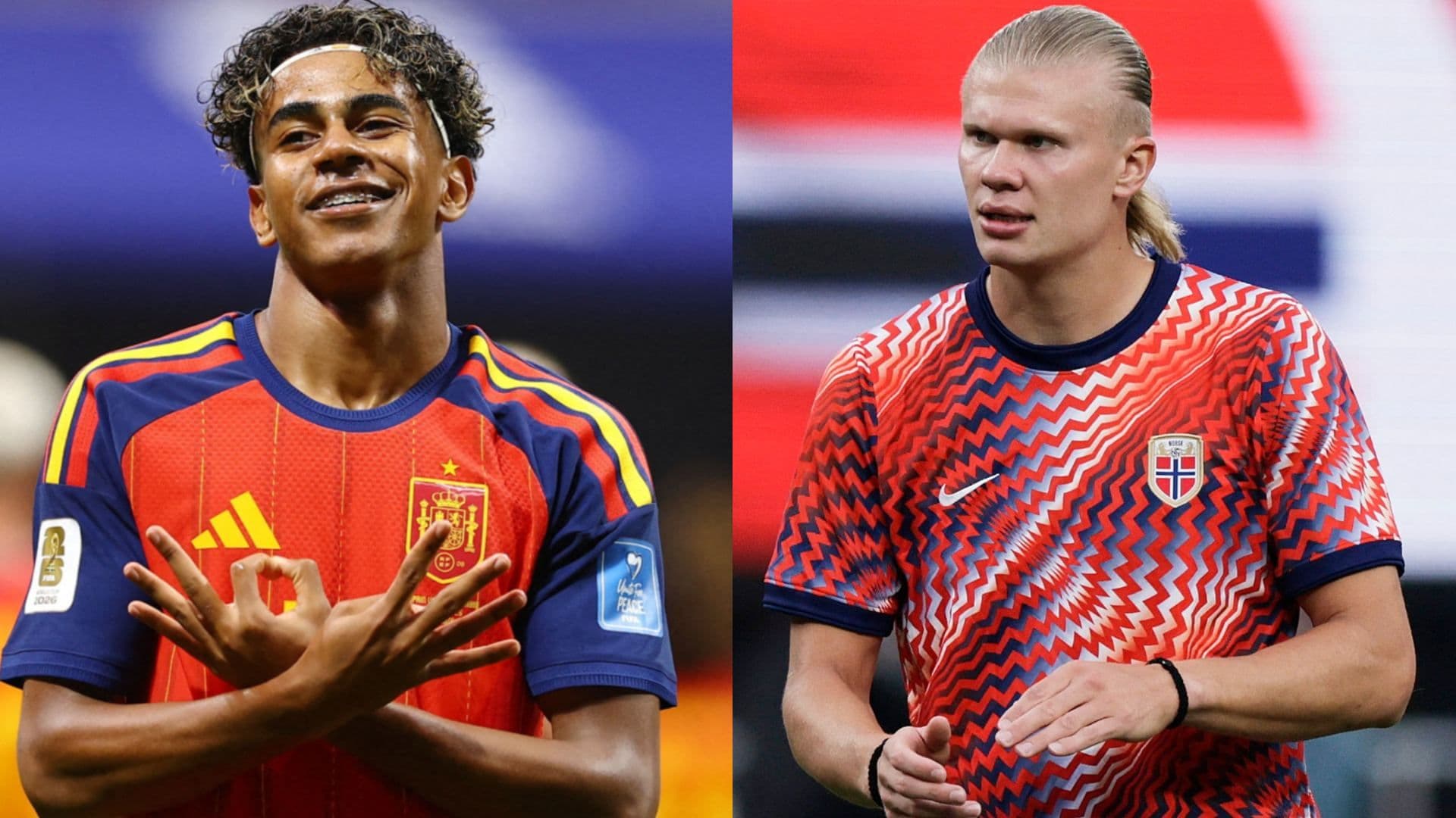 Lamine Yamal y Erling Haaaland. Qué Partidos se Juegan Mañana 26 de Junio 2026.