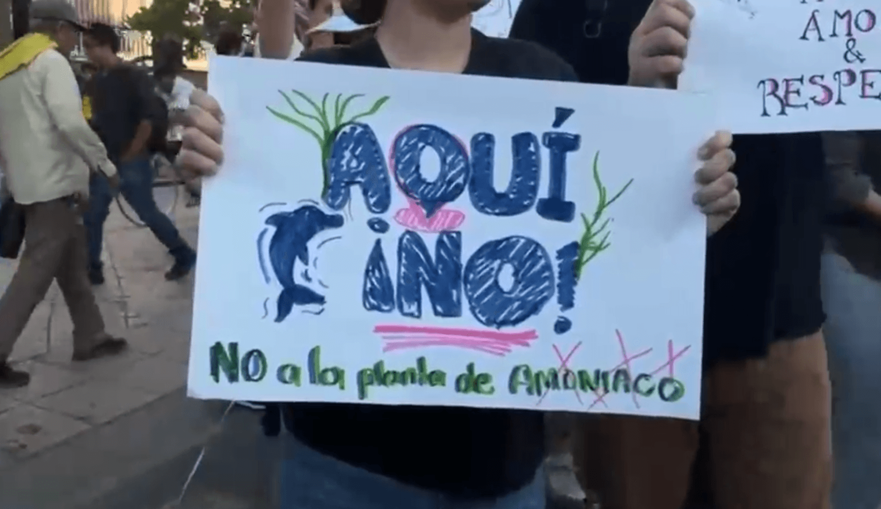 Protestan en Culiacán Contra Proyecto de Planta de Amoniaco en Topolobampo
