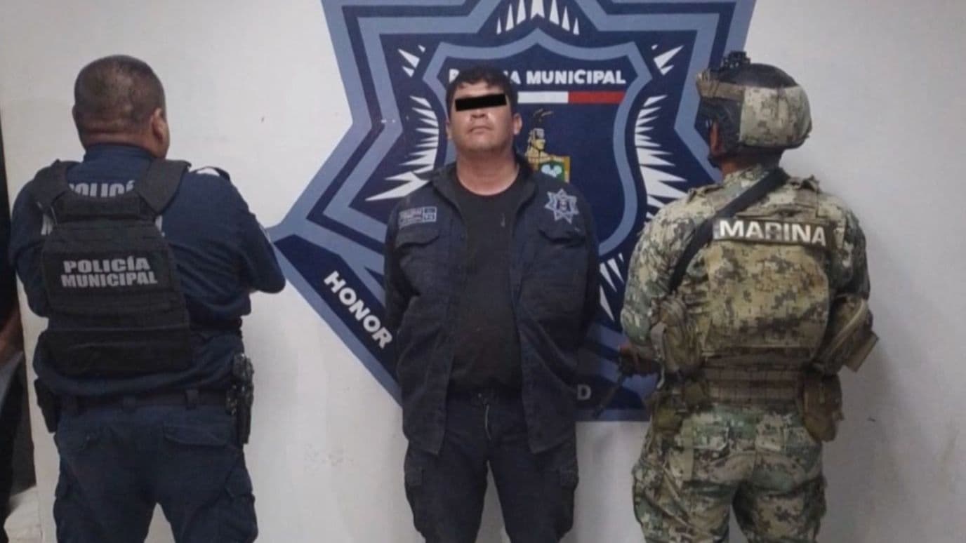 Policía de Bácum es Detenido por Presuntamente Golpear a Oficiales en Cajeme