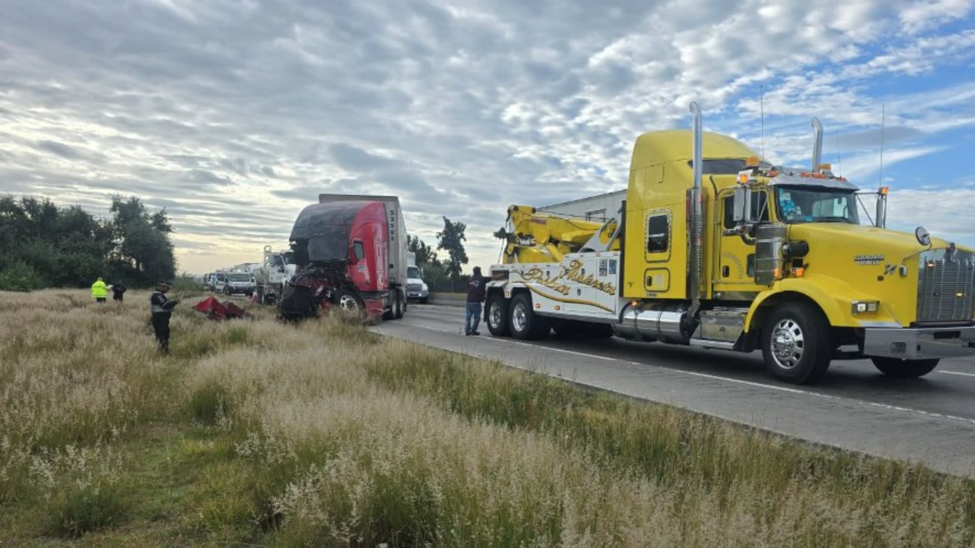 Accidente en Puebla. Foto: Guardia Nacional