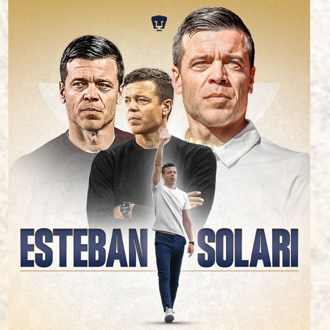 Esteban Solari, Nuevo Director Técnico de Pumas. Foto: Pumas