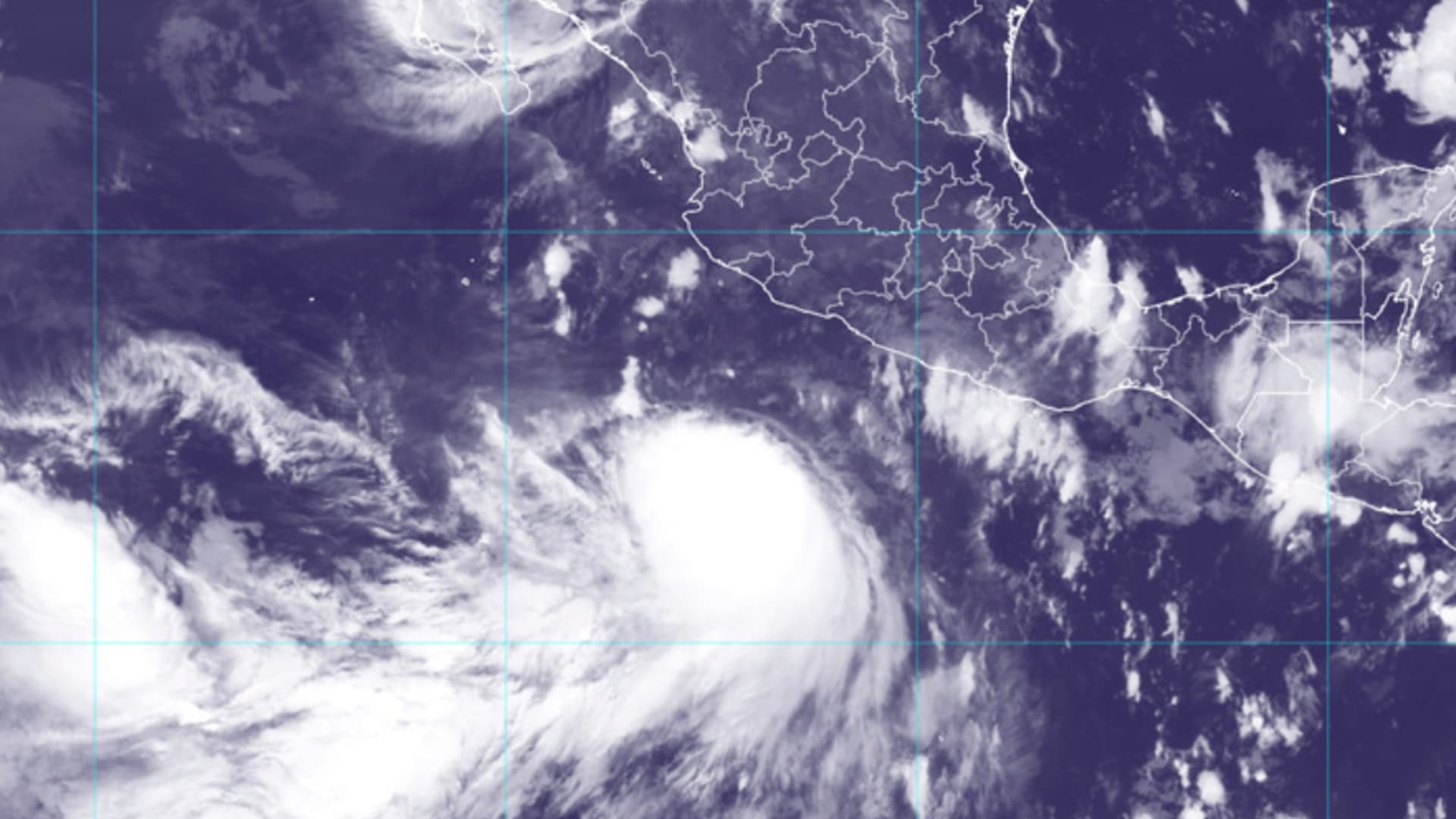 Imagen de satélite de Rachel.