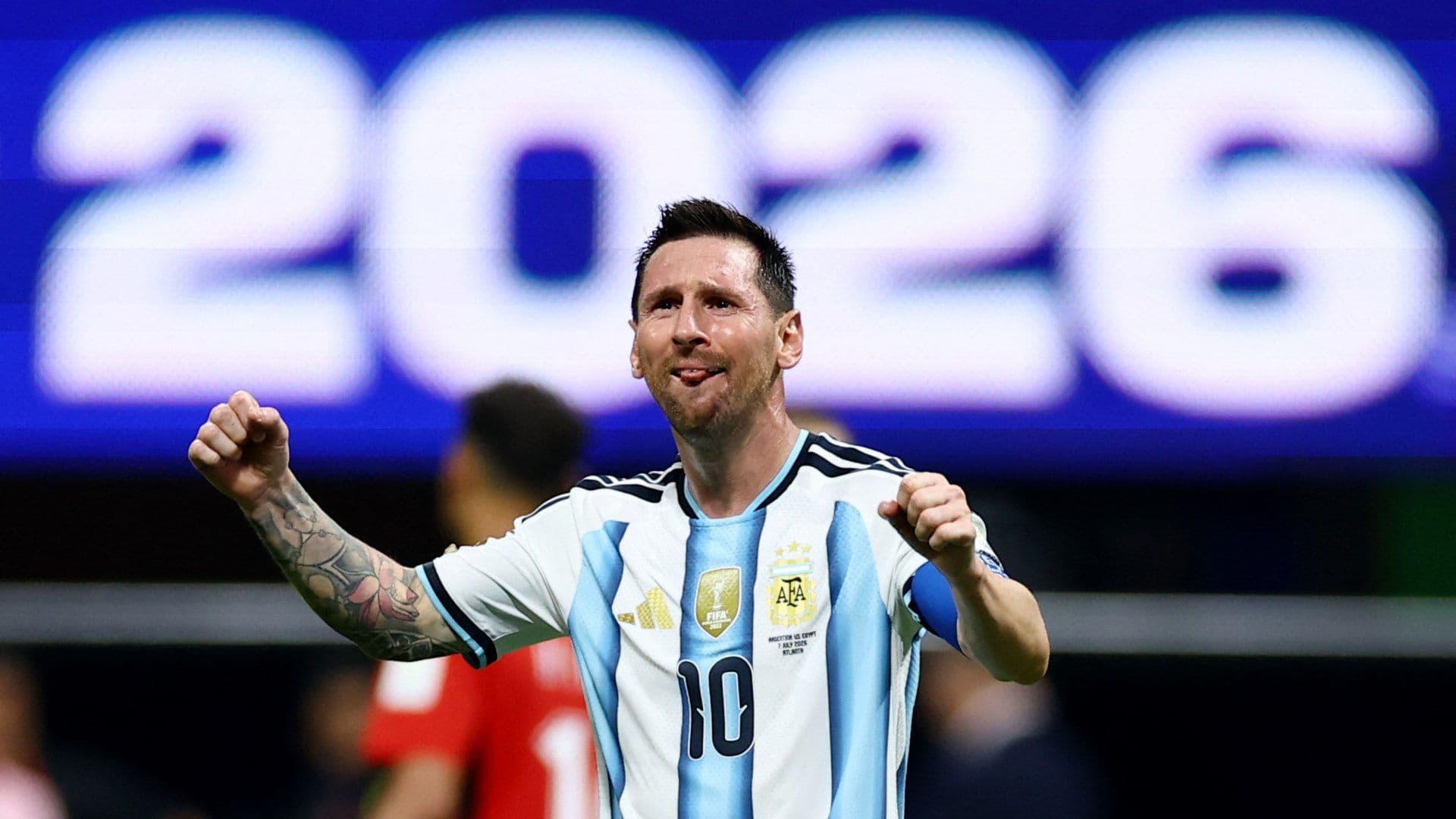 Messi tras derrotar a Egipto en Mundial 2026. Argentina y equipos clasificados a Cuartos de Final del Mundial 2026.