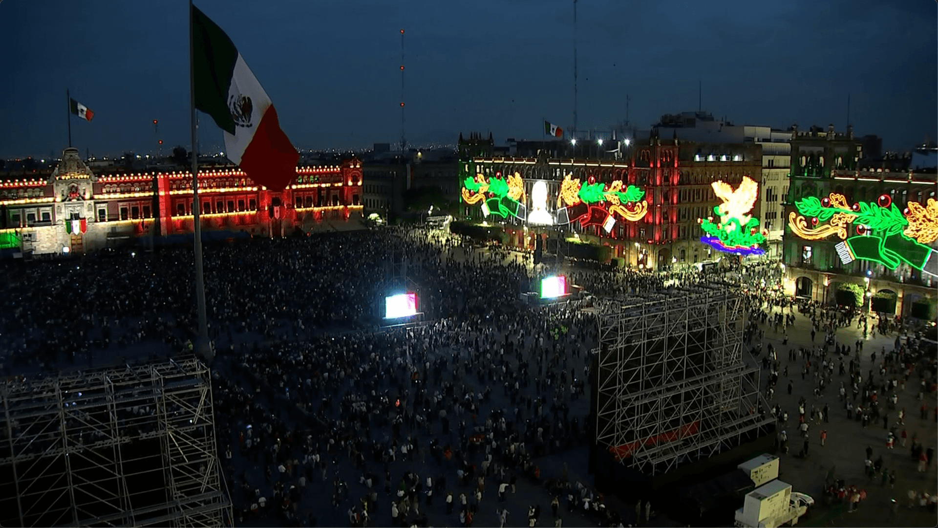 Festejos en el Zócalo CDMX