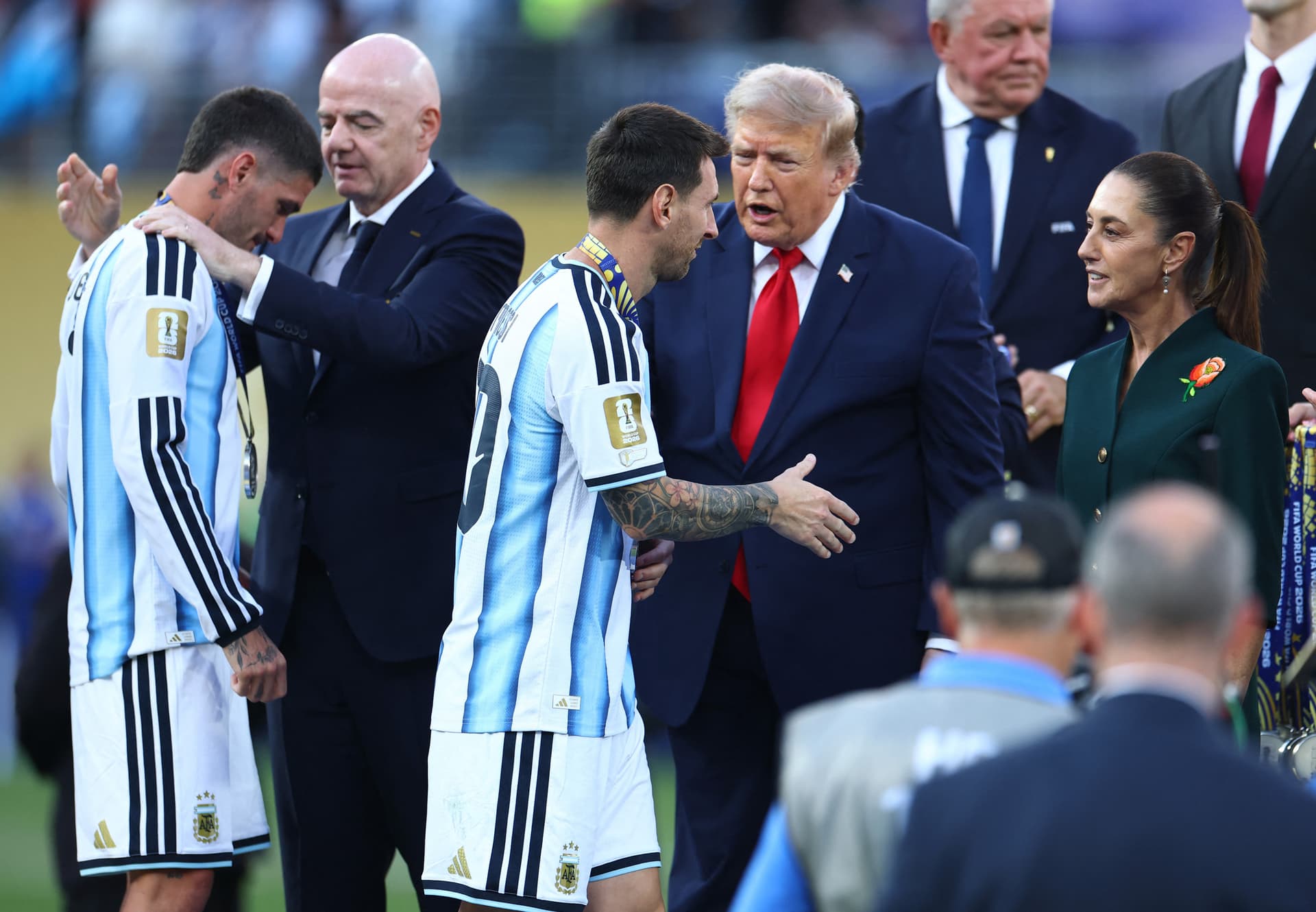 Sheinbaum Saluda a Jugadores de la Final del Mundial 2026