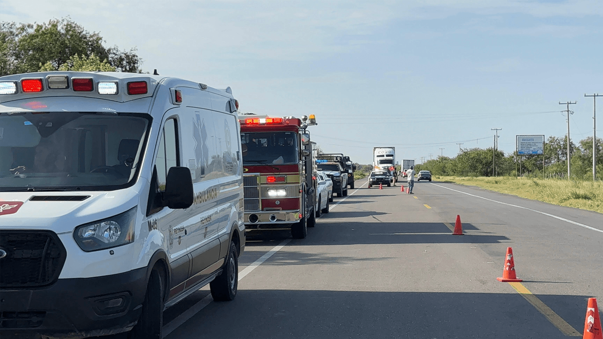 Muere Hombre tras Incendiarse su Camioneta en la Carretera Reynosa-San Fernando
