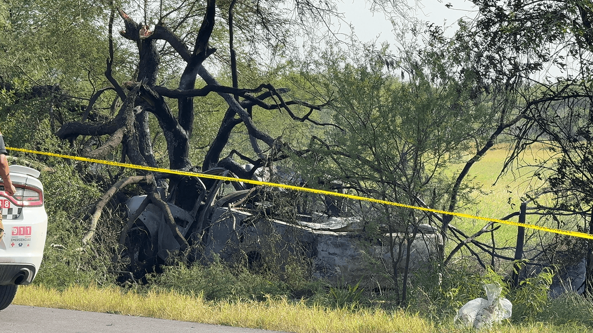 Conductor Quedó Atrapado luego de Accidente