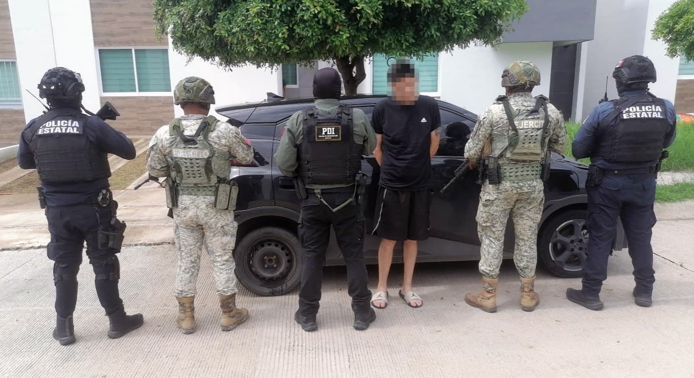 Detienen a Hombre Investigado Robos en Bancos, Tiendas y Hoteles de Culiacán