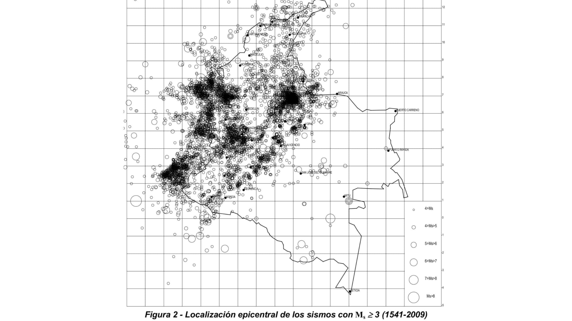 Sismos Colombia