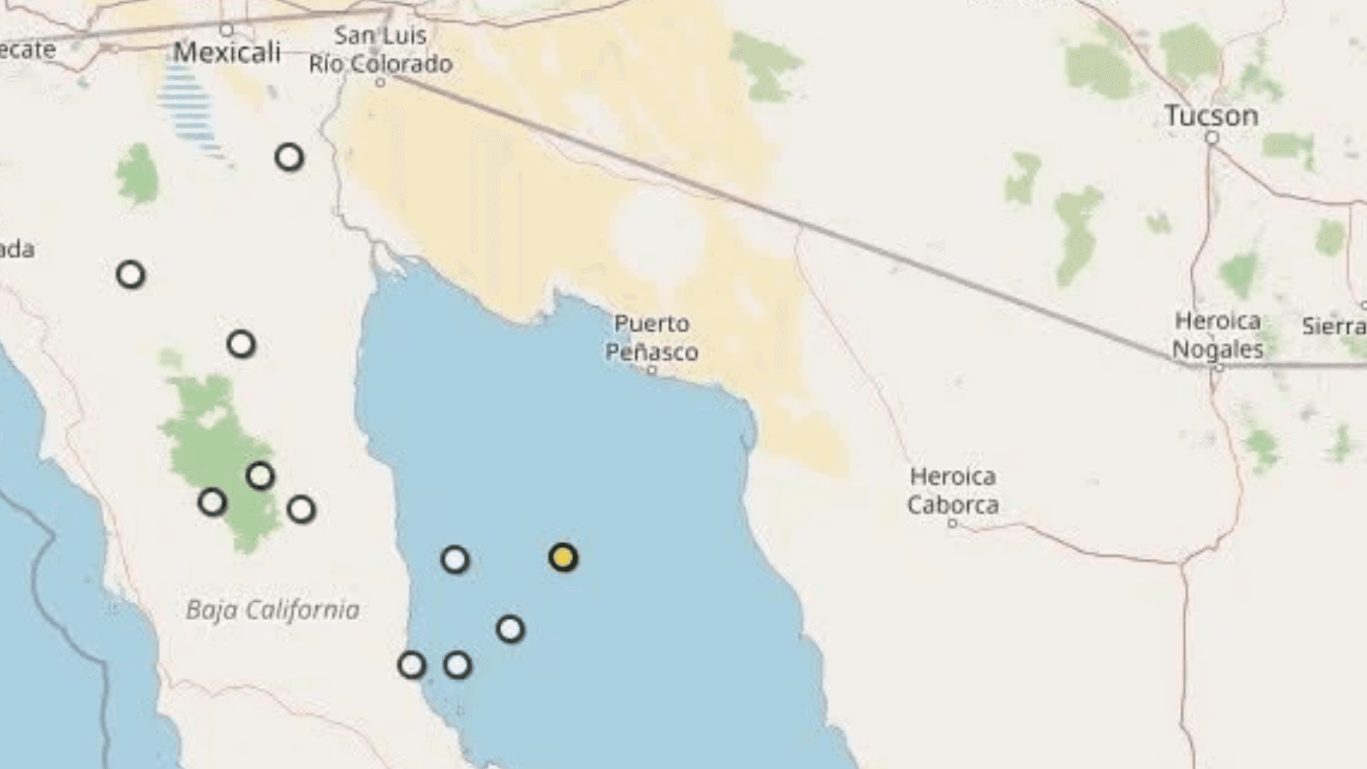 Se Registraron 3 Sismos en Puerto Peñasco; PC No Reporta Daños ni Afectaciones