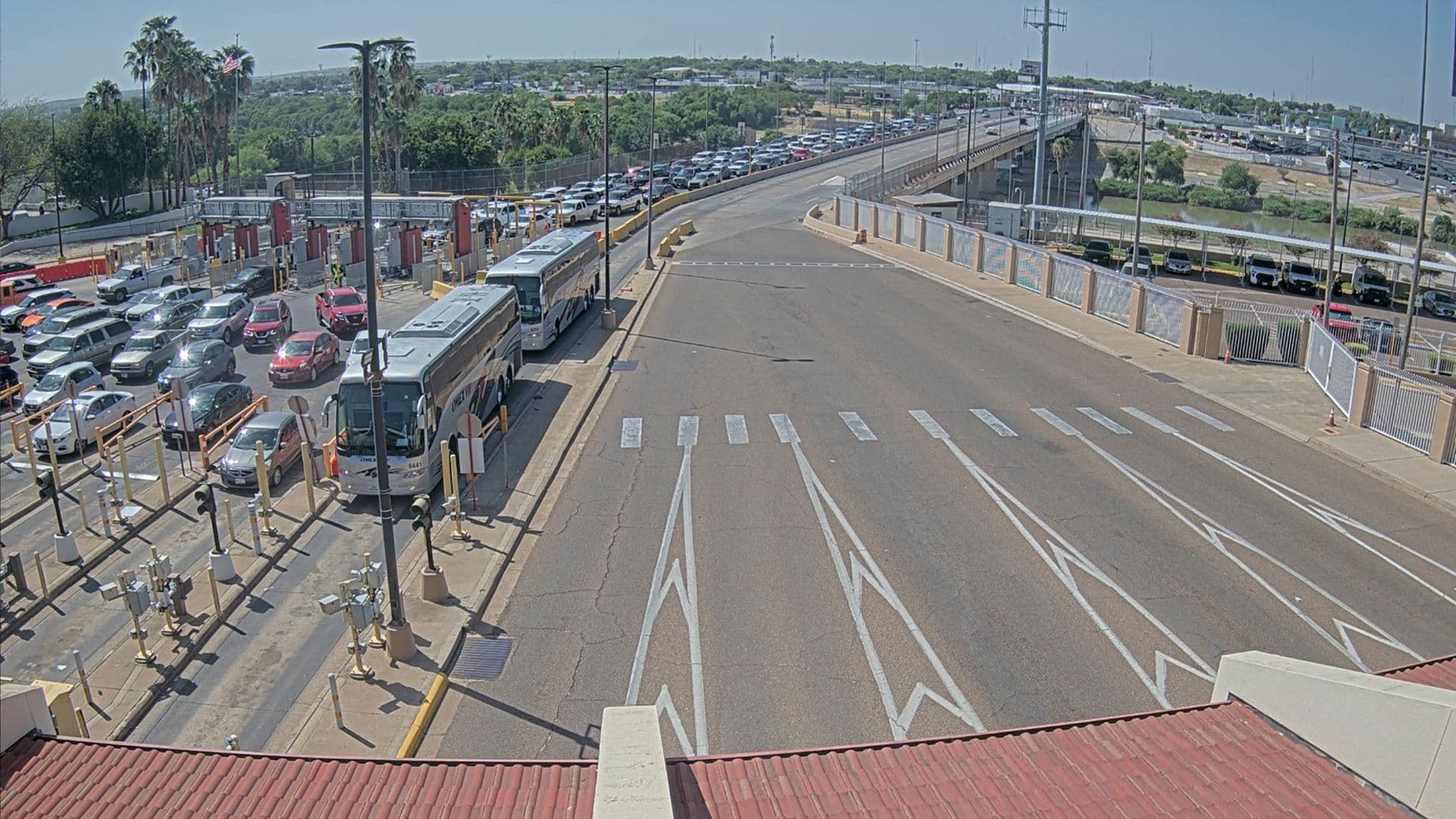 Tiempos de Espera en Filas en Puentes de Matamoros y Reynosa Hoy Miércoles 19 de Agosto