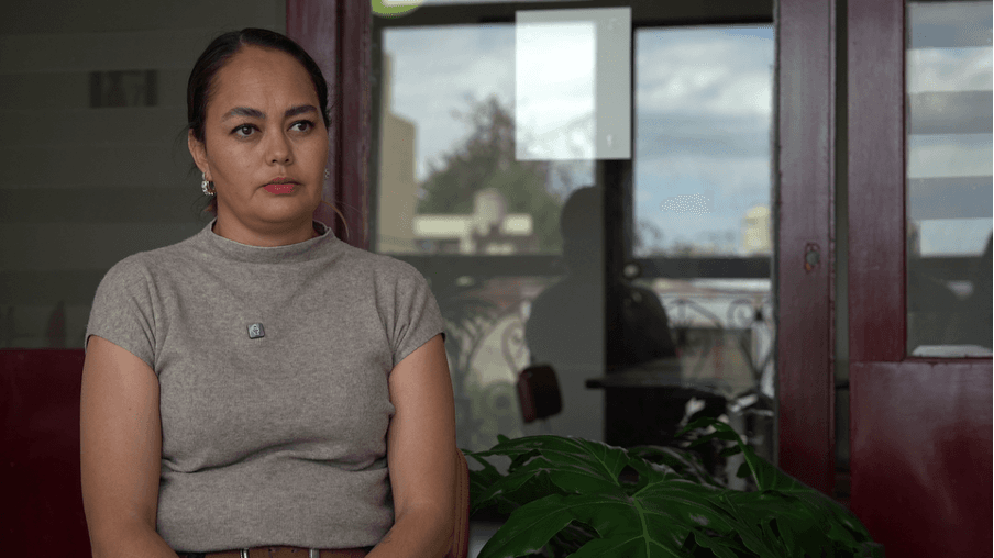 Elizabeth Almanza, representante Colectivo Buscadoras Zacatecas A.C. Foto: Daniel Carranza.