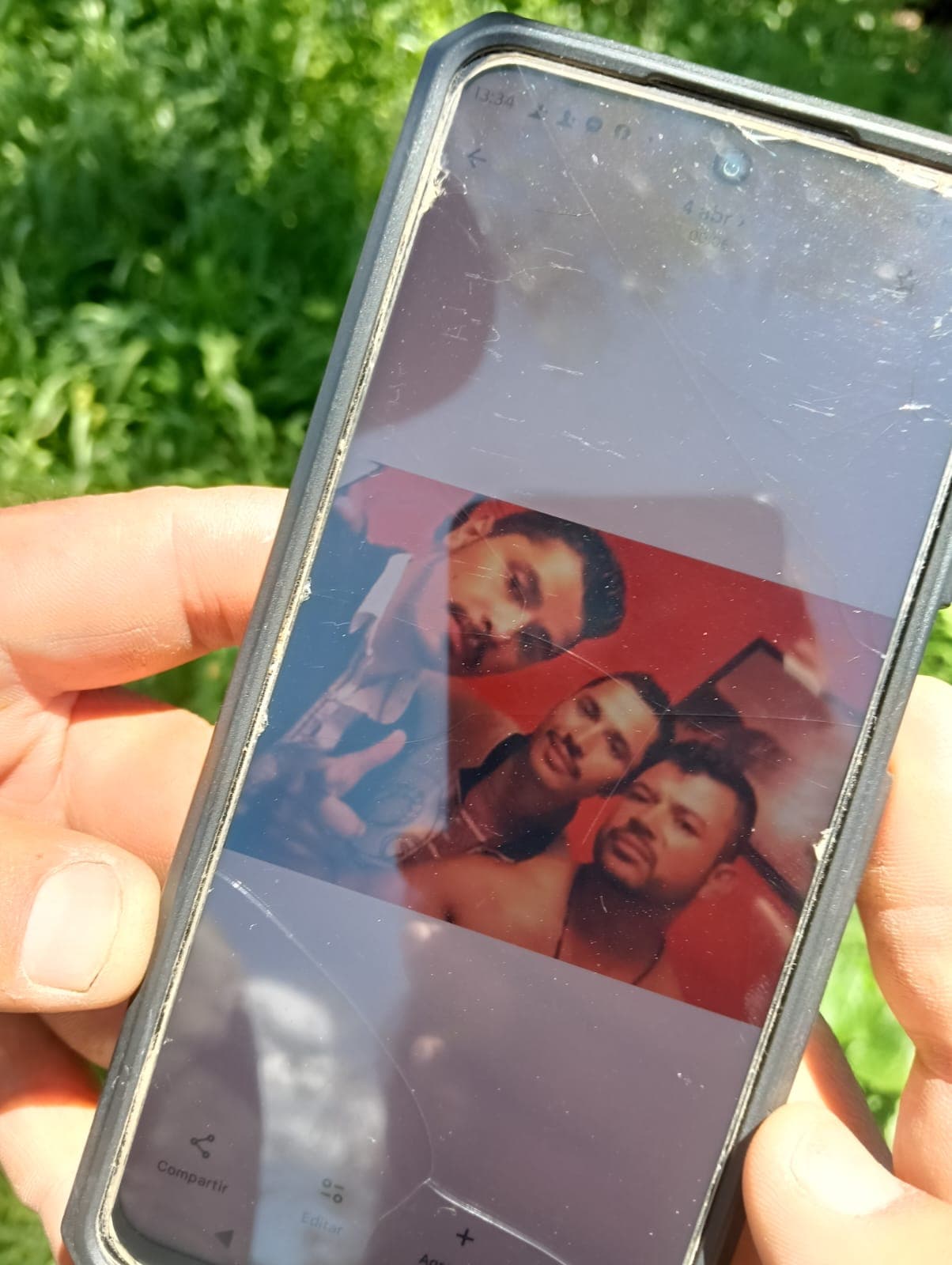 Los hermanos Alfonso, Víctor Manuel y Marco Antonio Saldívar antes de que dos de ellos fueran desaparecidos. Foto: Mónica Cerbón.