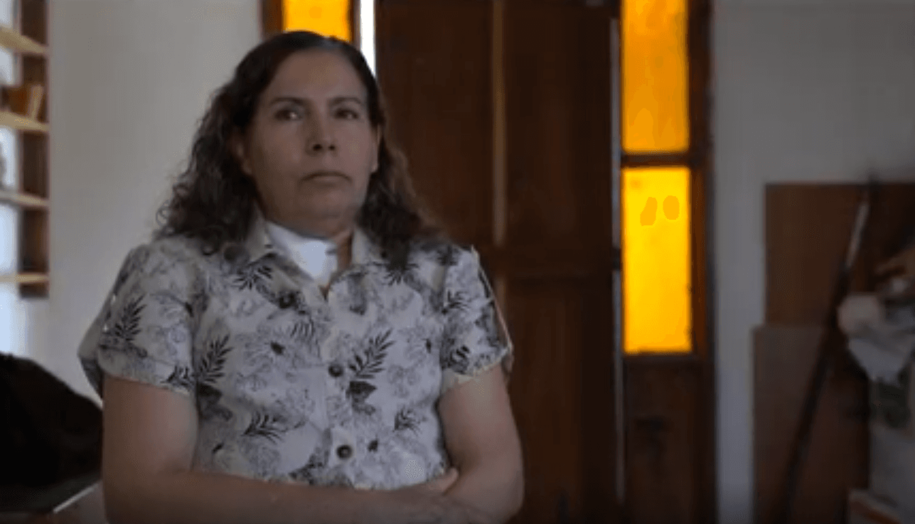 María Silvia de Casas busca a su hermano, desaparecido en 2023. Foto: Daniel Carranza.