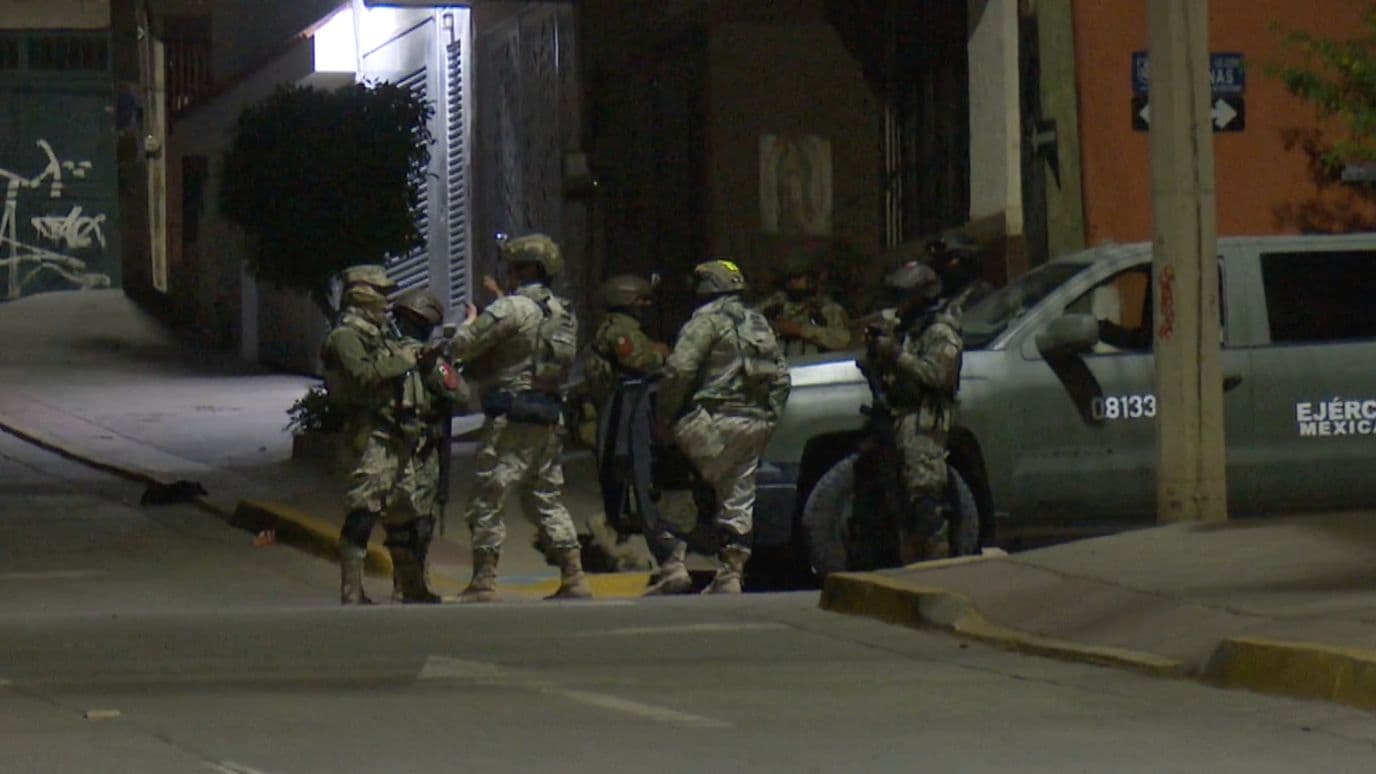 La zona fue acordonada por elementos de varias corporaciones de Seguridad.
