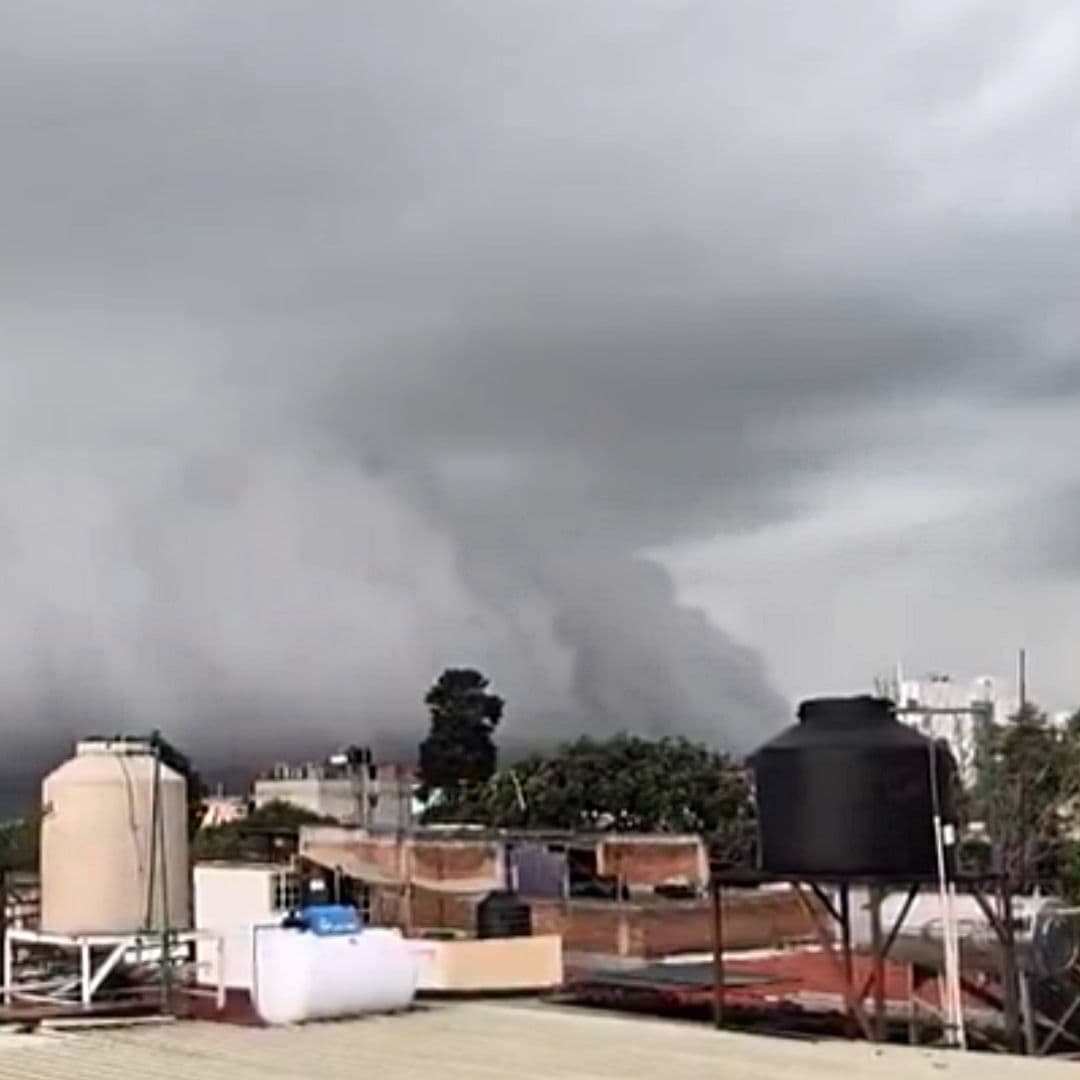 Tormenta en la CDMX. Foto: @SasslaClimaMx