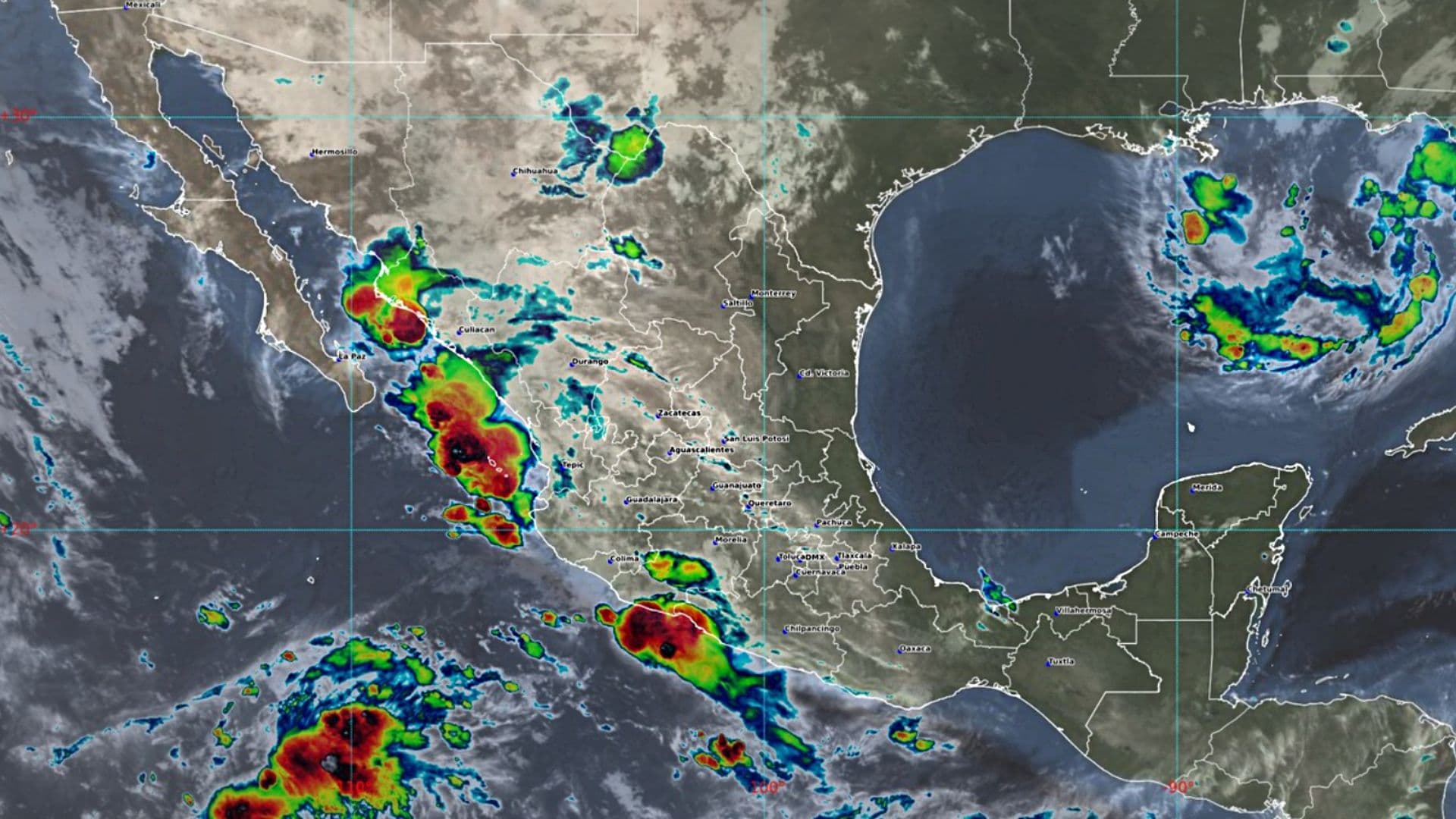 Tormenta Tropical Fausto. Foto: Conagua