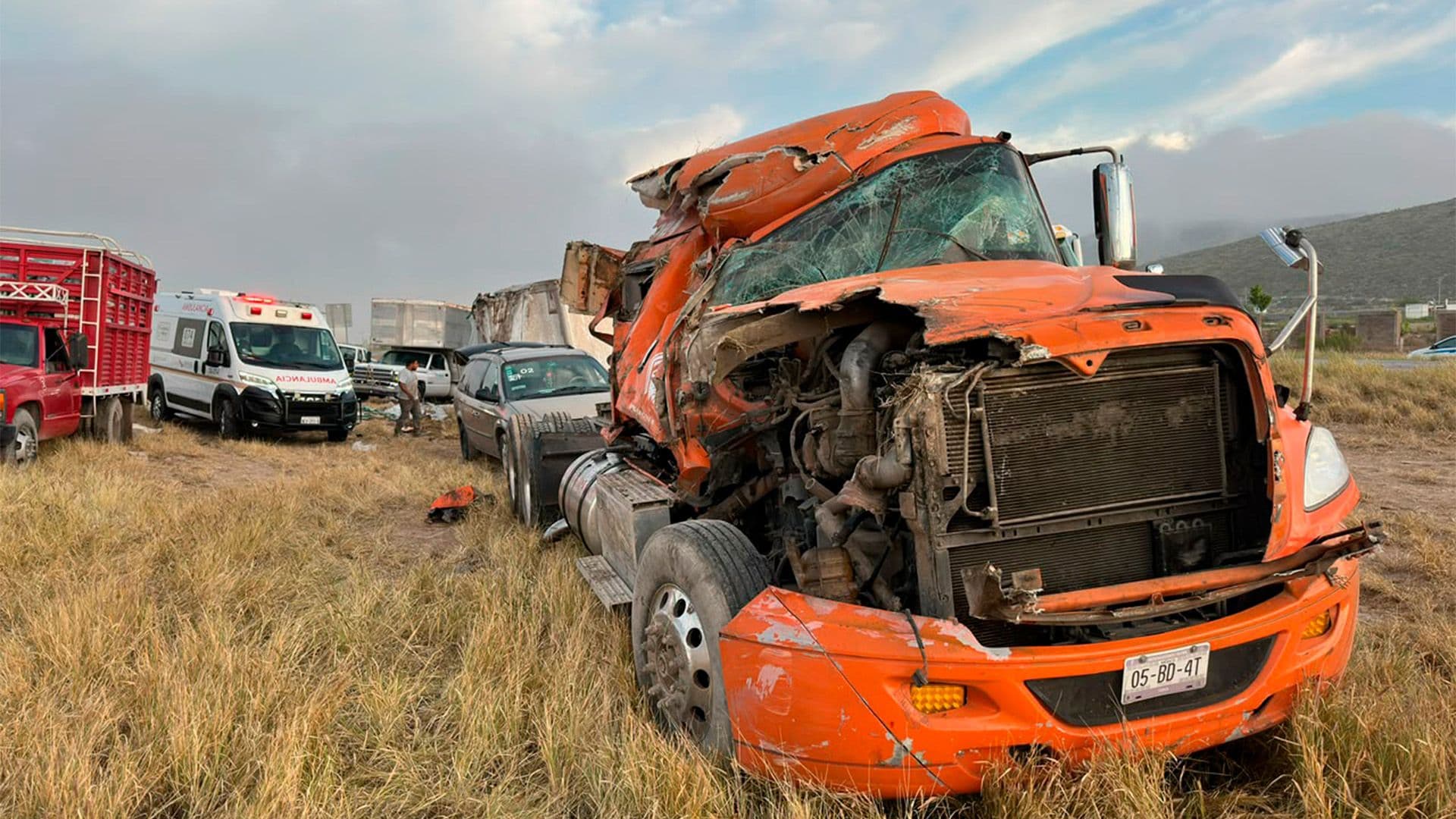 Presuntamente el chofer habría dormitado al volante sobre la autopista Carbonera–Ojo Caliente