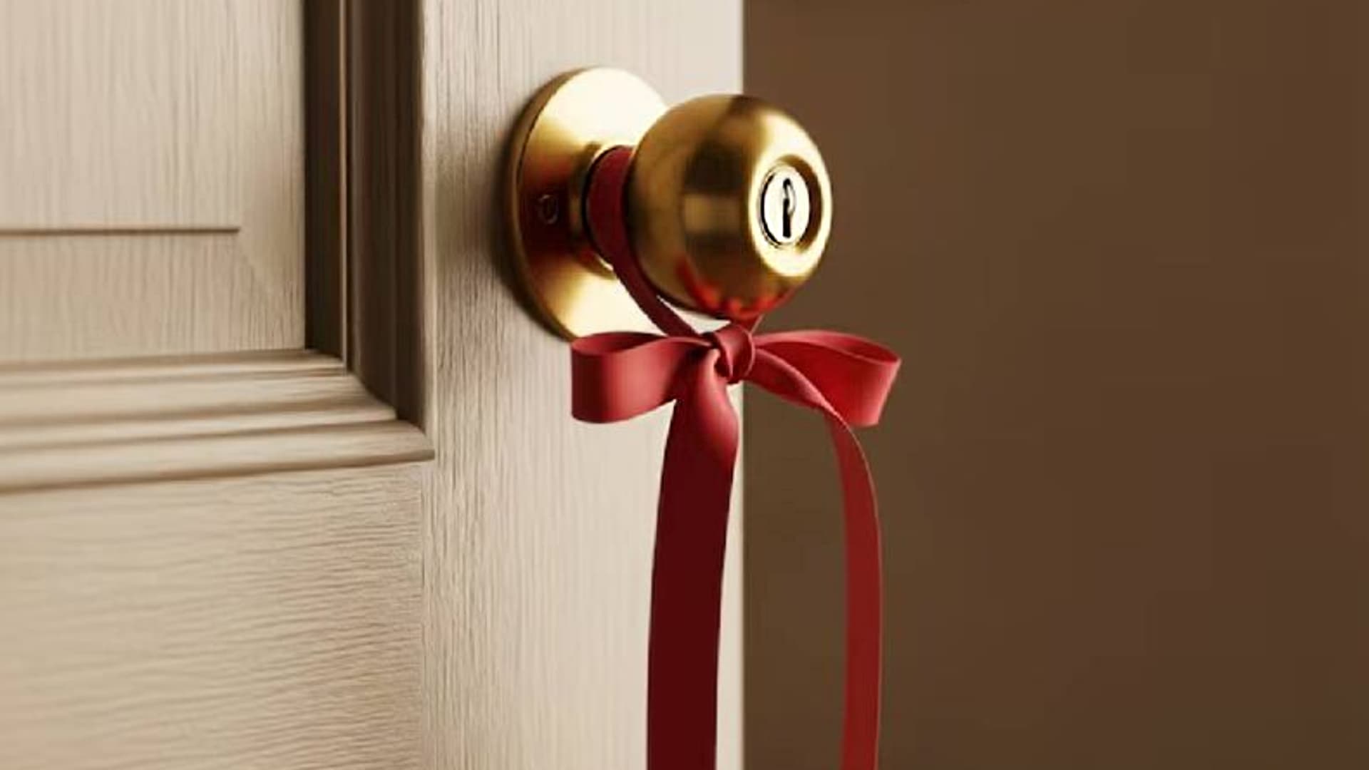 Listón rojo en puertas. Foto: Especial