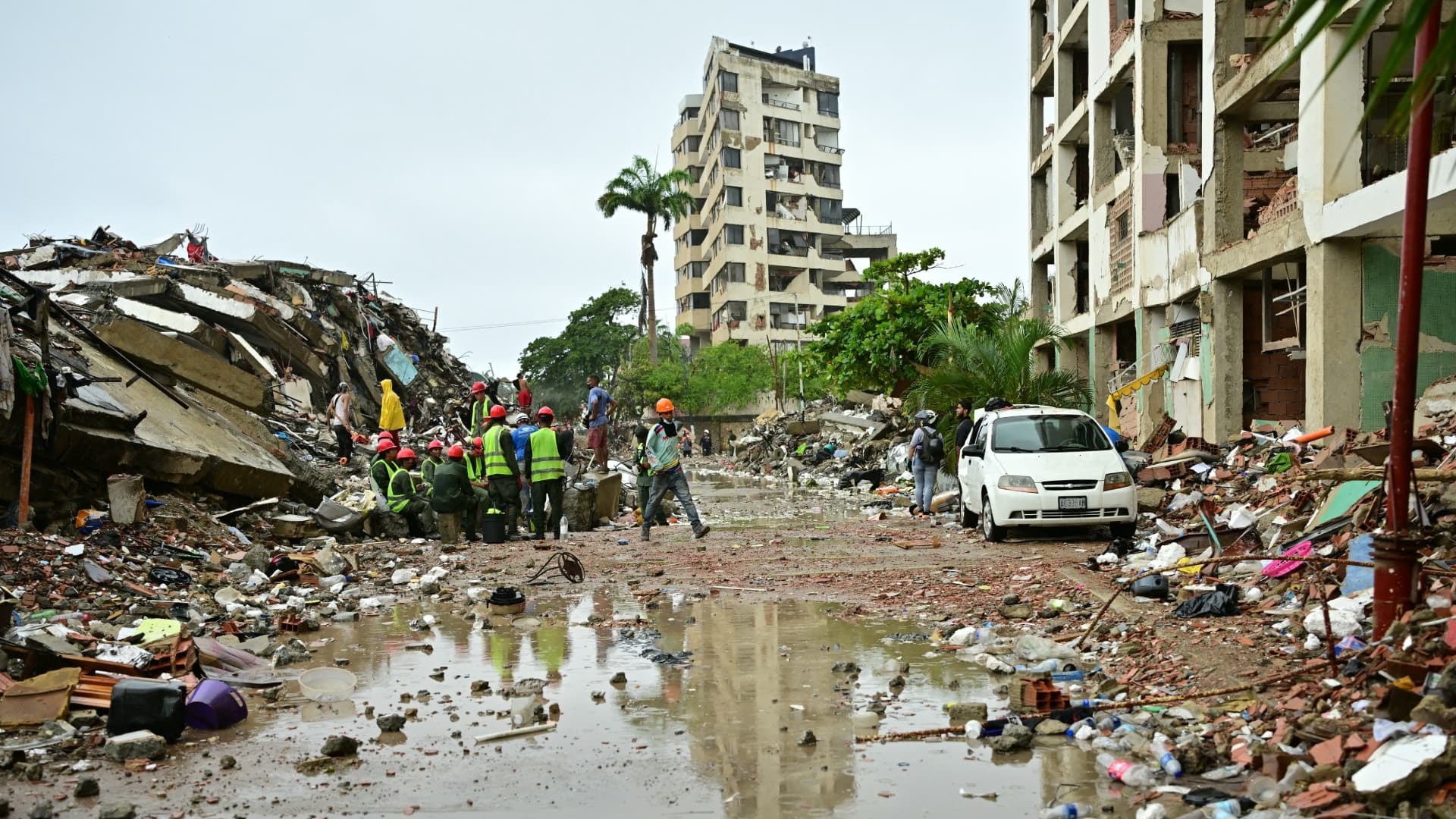 Sube a 4 Mil 490 la Cifra de Muertos por los Terremotos en Venezuela. Foto: AFP