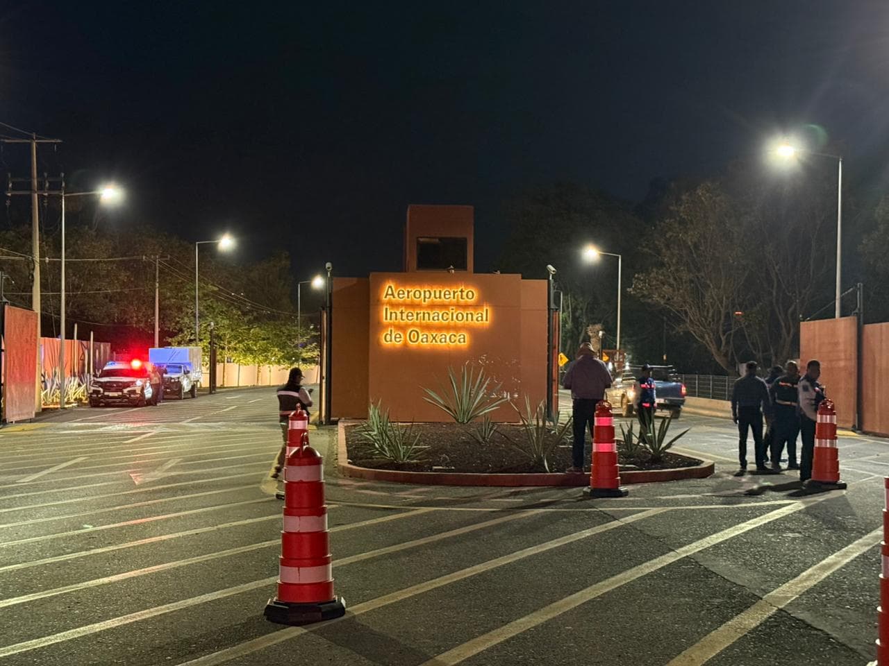 Plantón de la CNTE Aeropuerto de Oaxaca