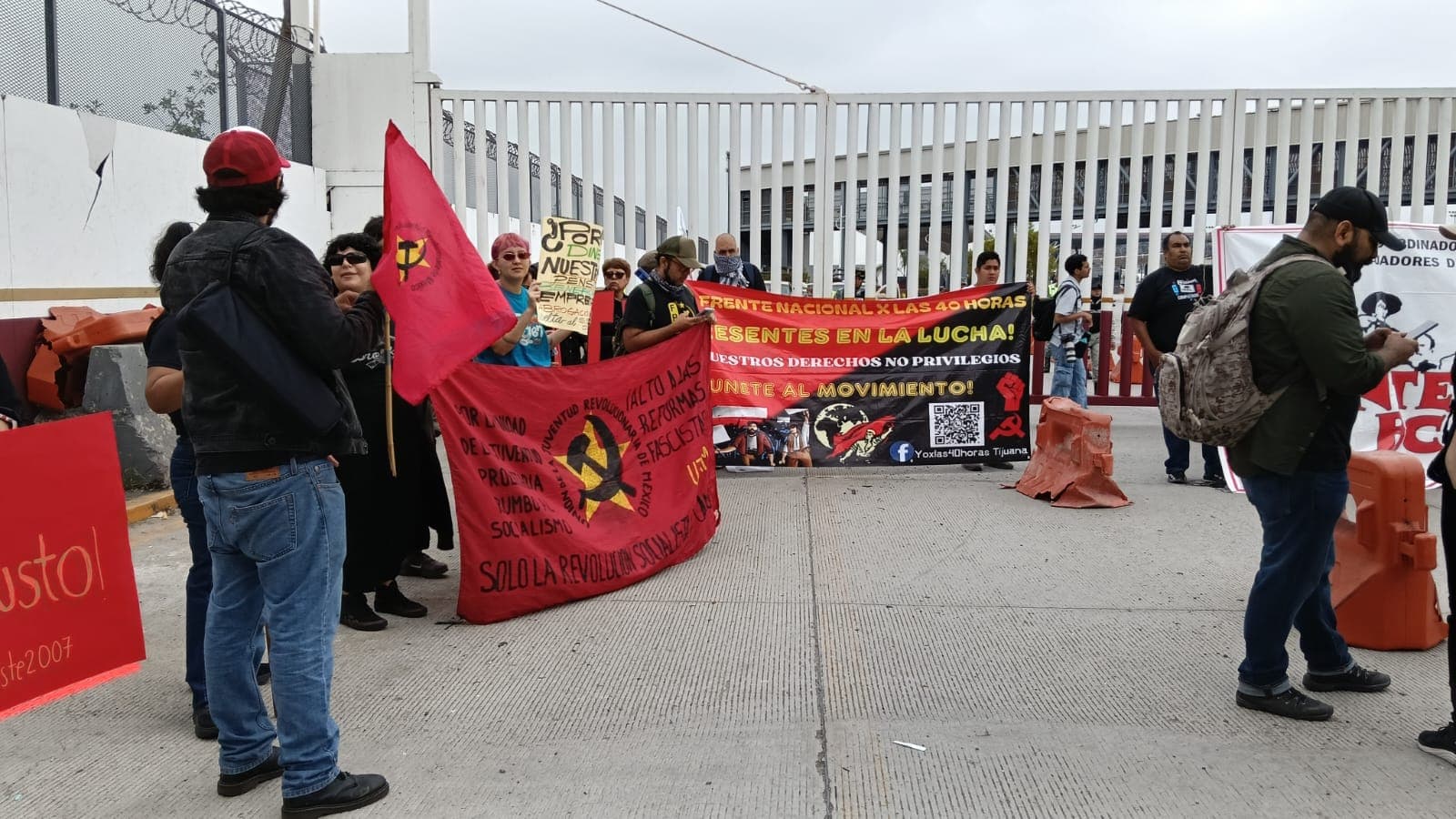 Cuarto Día Protestas CNTE BC