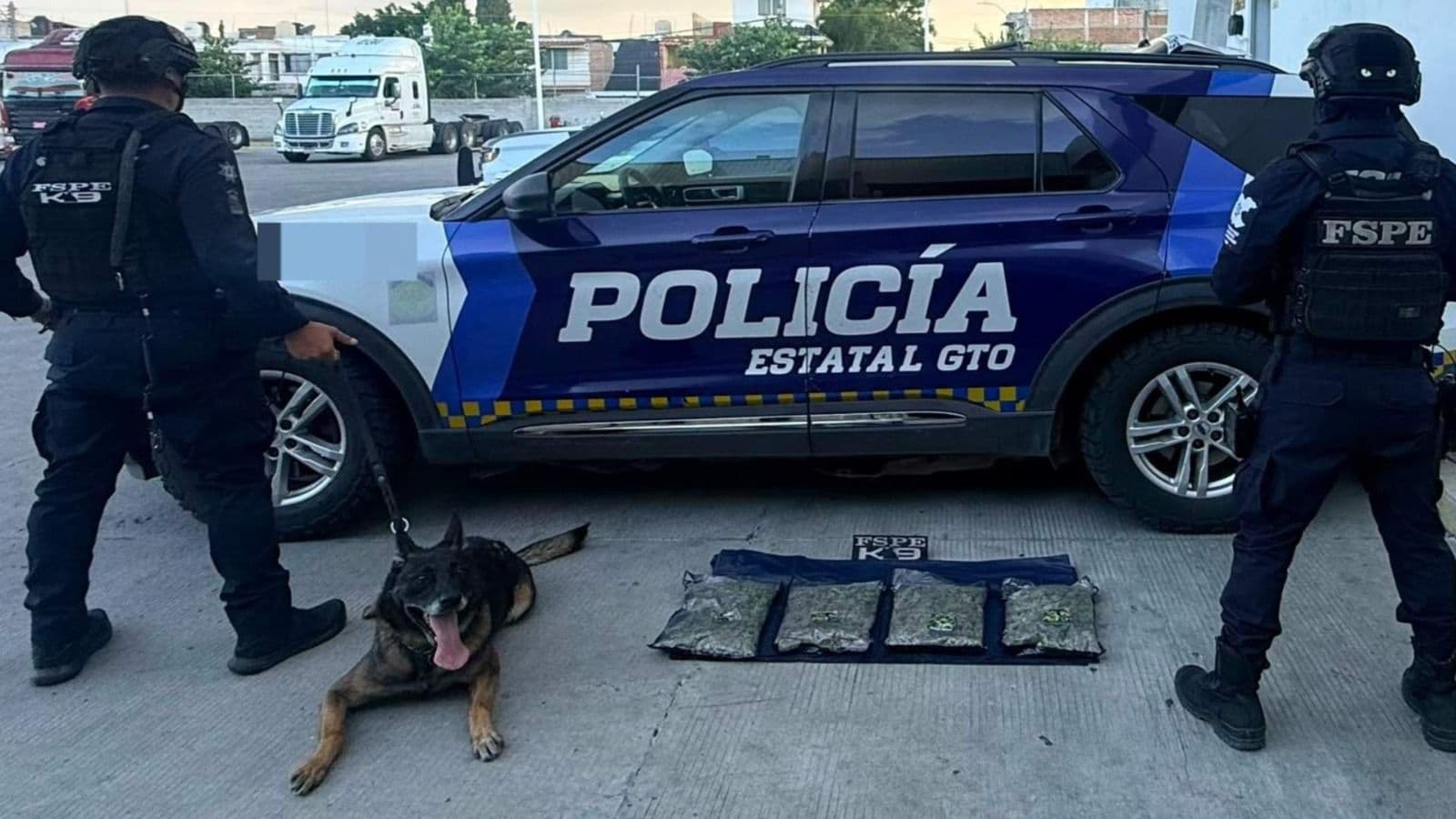 La mercancía quedó asegurada.