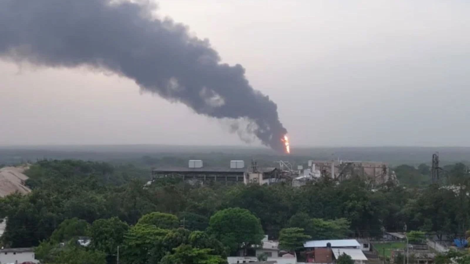 Explosión en planta de sal