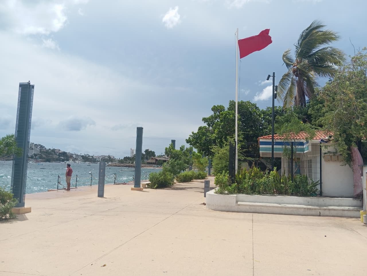 En Acapulco, Guerrero, se esperan lluvias fuertes y vientos por efectos del huracán Polo. Foto: N+