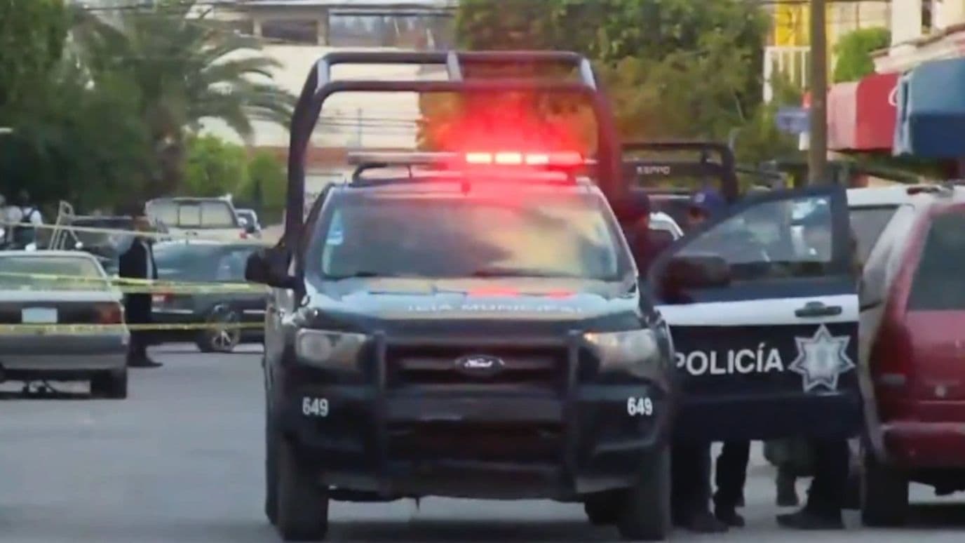 La zona fue resguardada por elementos de seguridad.