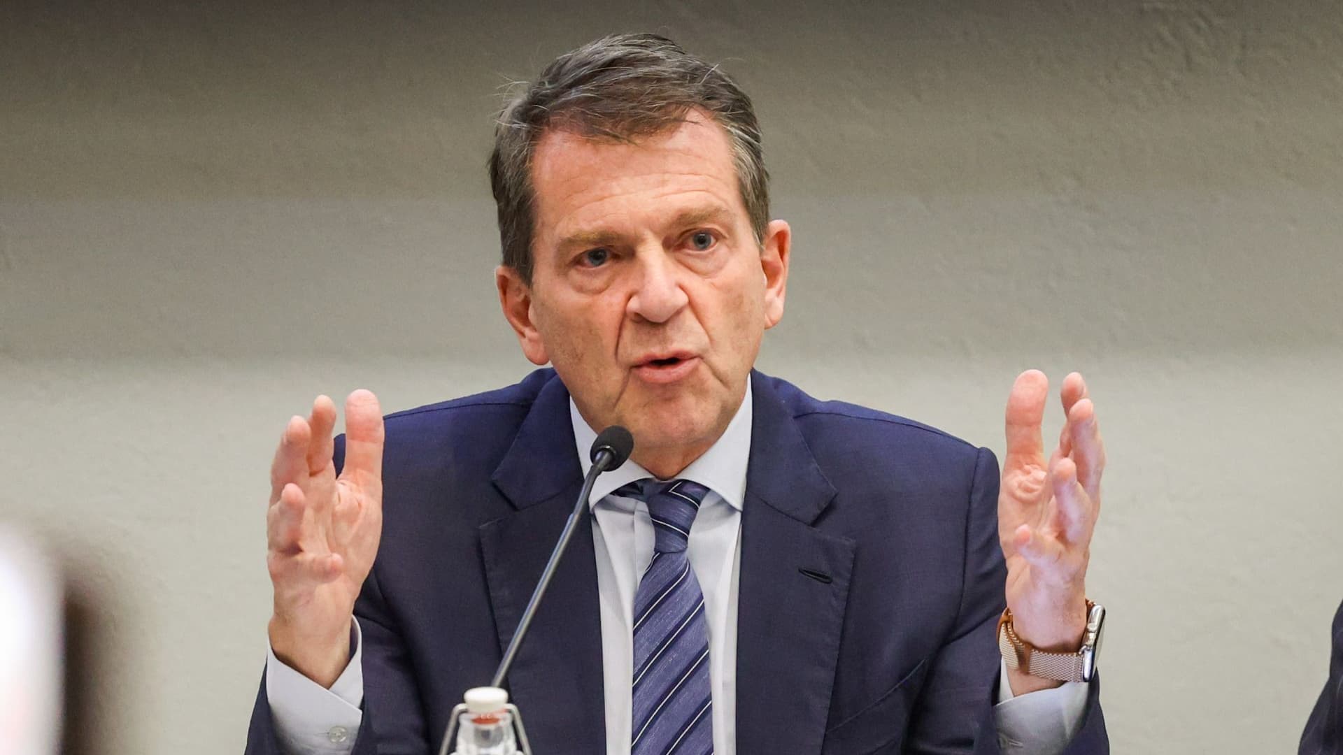 El presidente de la Asociación de Bancos de México, Emilio Romano.