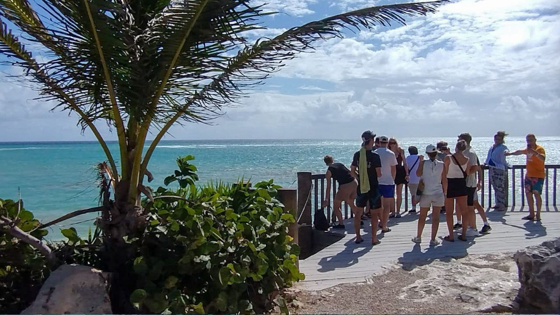 Turistas en Tulum, Quintana Roo