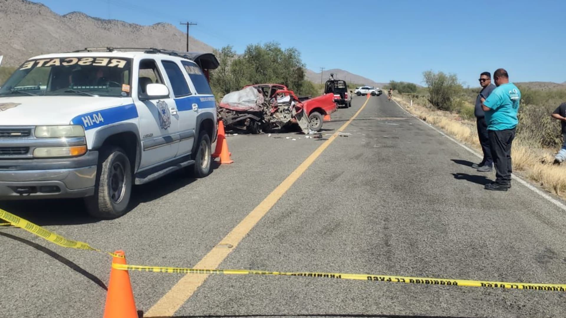 Accidente en Carretera de Ensenada