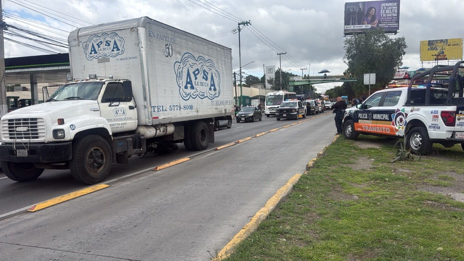 Accidente en la Vía Morelos