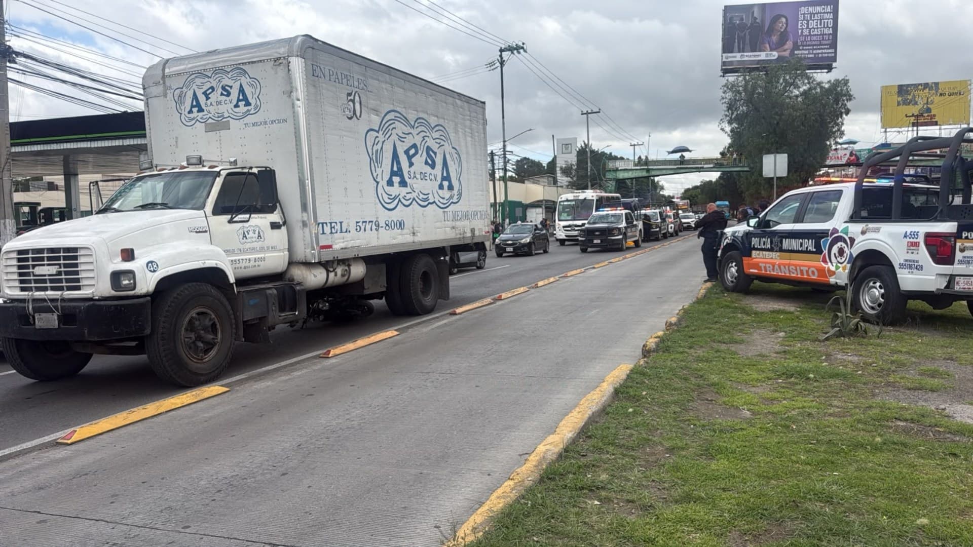 Accidente en la Vía Morelos